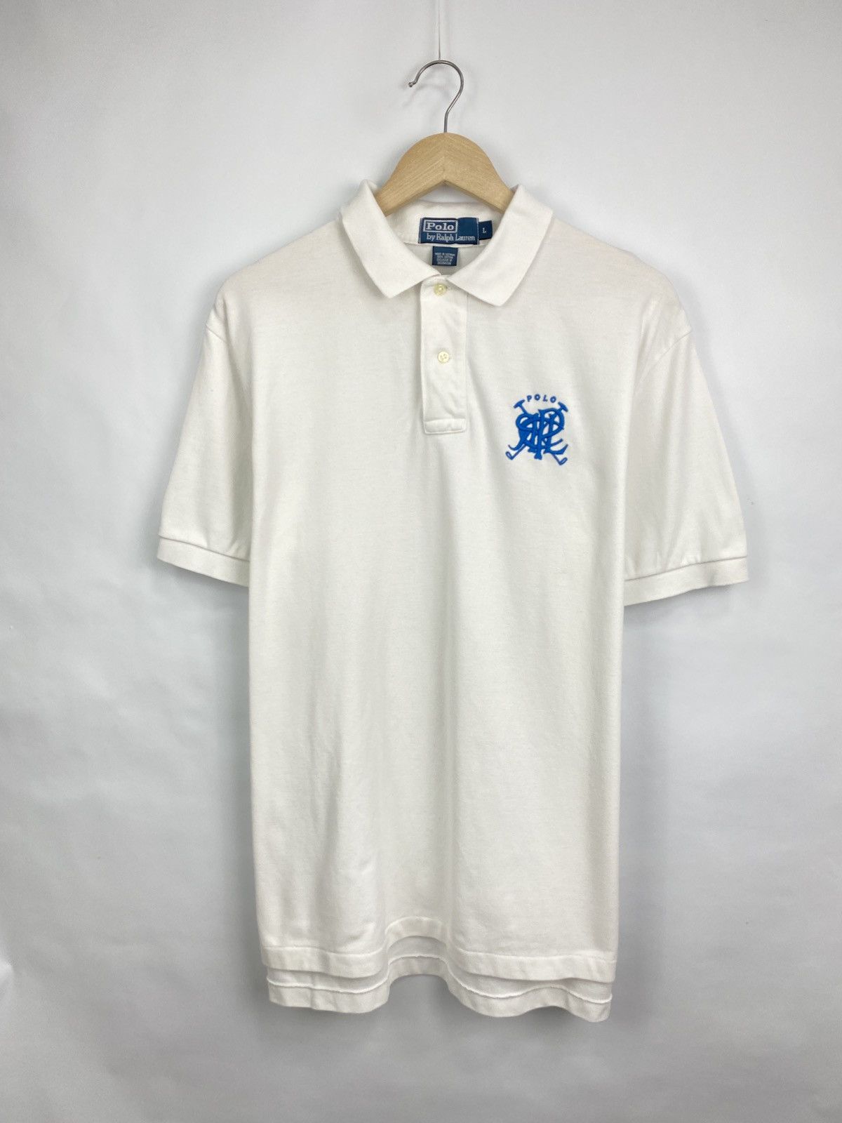 Polo Ralph Lauren 🇺🇸 Vintage 90s Polo Ralph Lauren Polo T-Shirt Rare Retro Hype Size US L / EU 52-54 / 3 - 3 Thumbnail