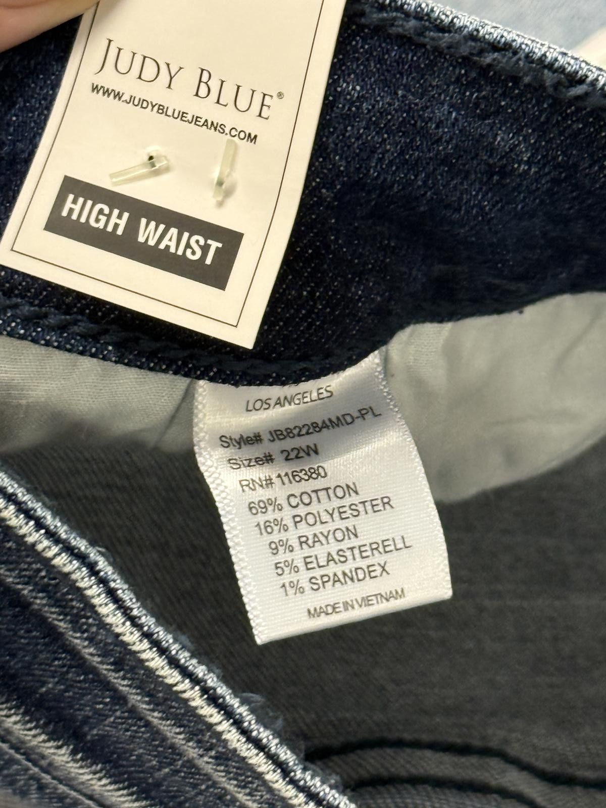 Other Judy Blue Jeans Cameron Boyfriend Jeans NWT Plus Size 22W Size 42" / US 20 - 4 Thumbnail