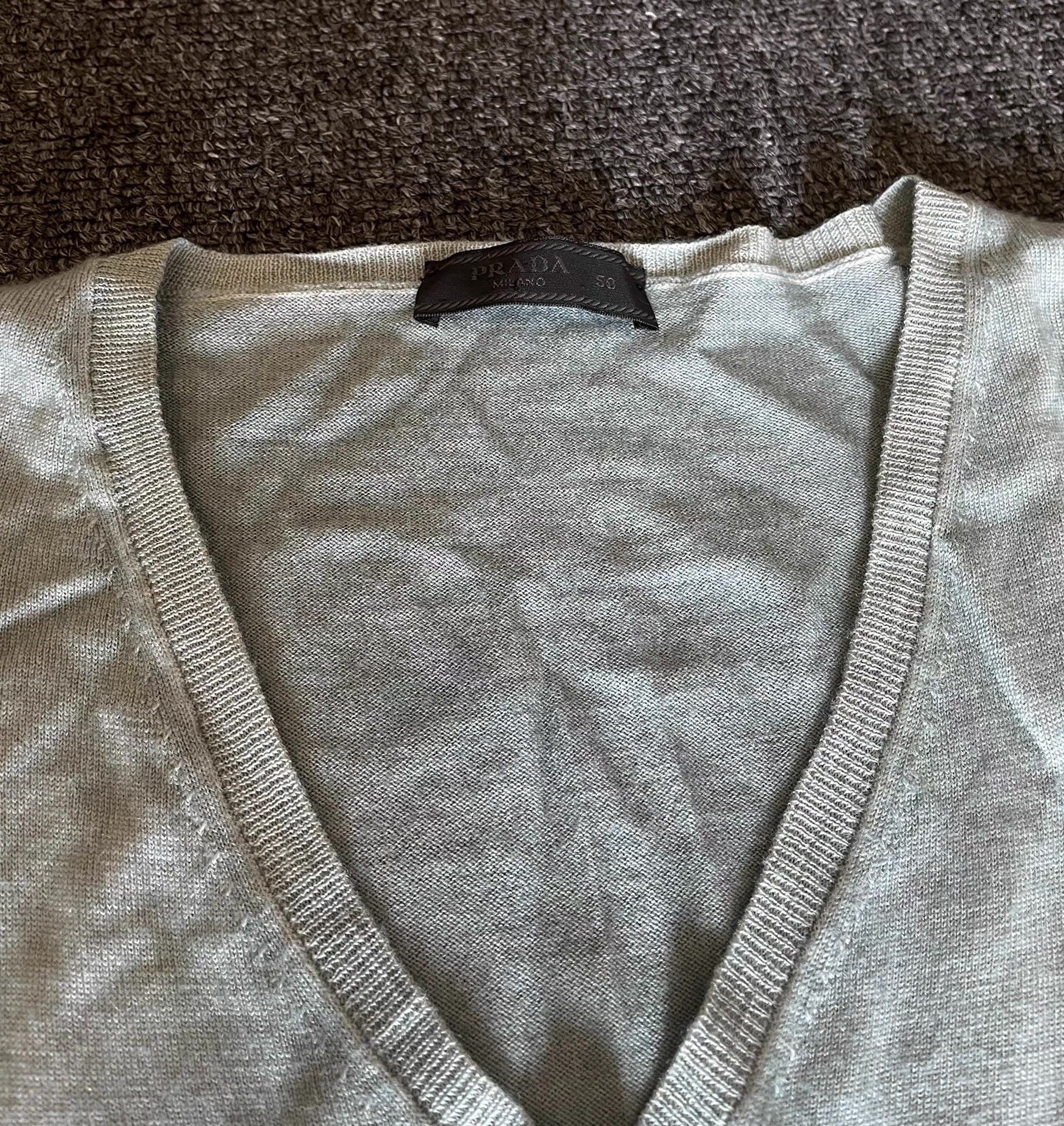 Prada Prada V-neck wool sweater, Size US L / EU 52-54 / 3 - 3 Thumbnail