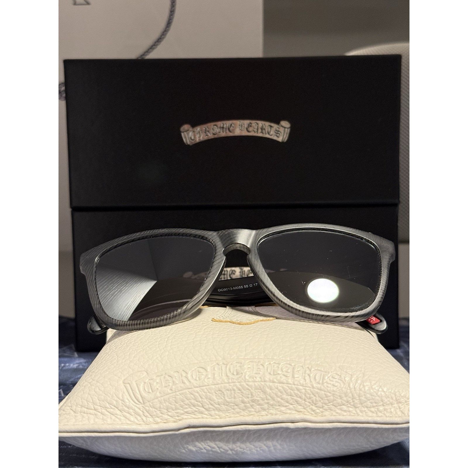 Oakley Oakley Sunglasses Frogskins Crystal Clear Prizm Sapphire Size ONE SIZE - 1 Thumbnail