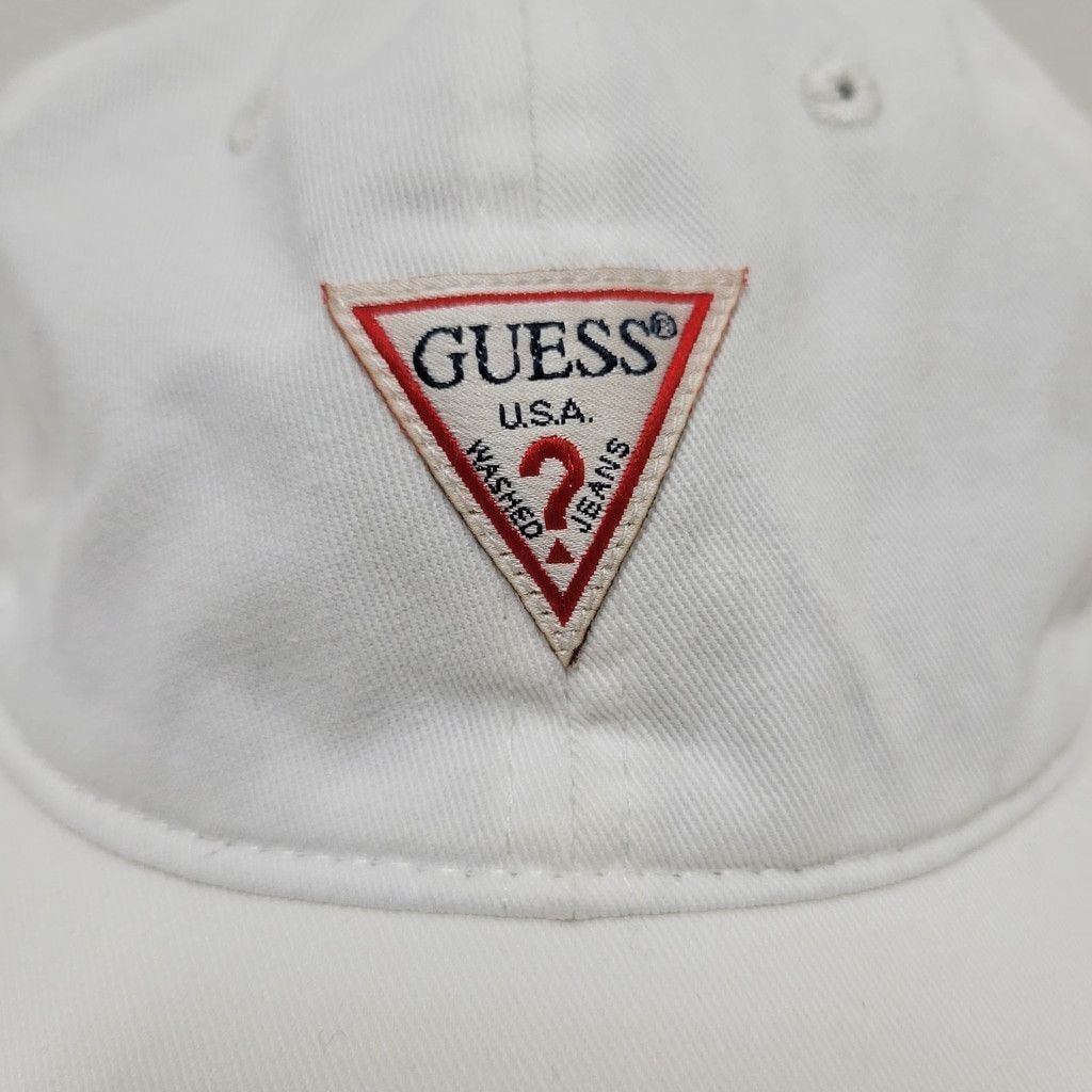 Guess GUESS Women's Basketball Hat White 100% Cotton Size ONE SIZE - 9 Thumbnail