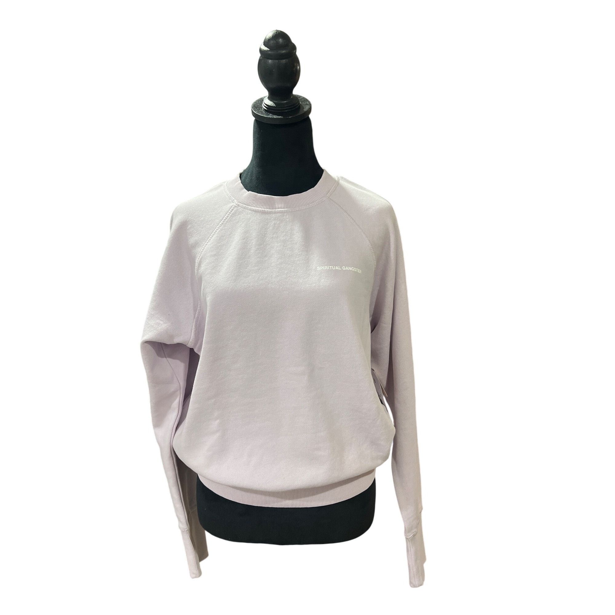 Spiritual Gangster Spiritual Gangster Womens Lavender Crewneck Sweatshirt Long Size S / US 4 / IT 40 - 1 Thumbnail