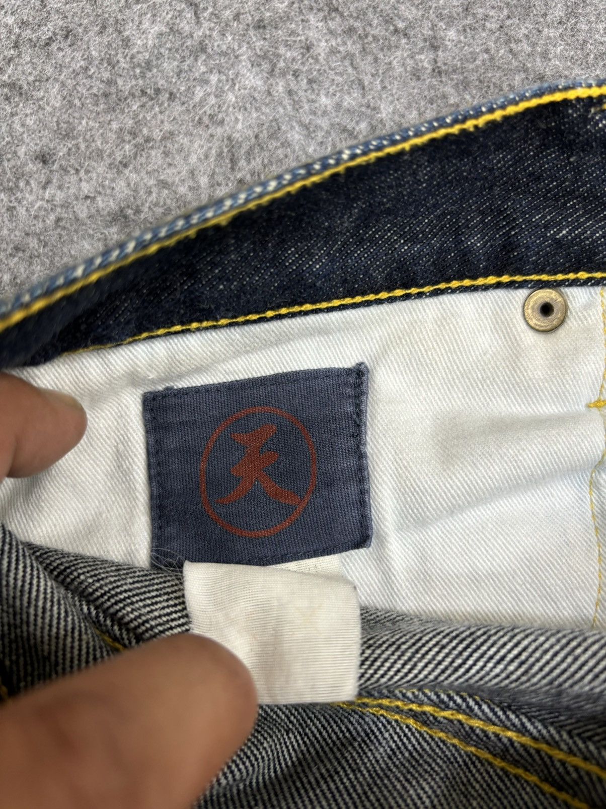 Japanese Brand 💥Baggy Embroidery💥Artisanal Japan Embroidery Denim F527 Size US 34 / EU 50 - 19 Thumbnail