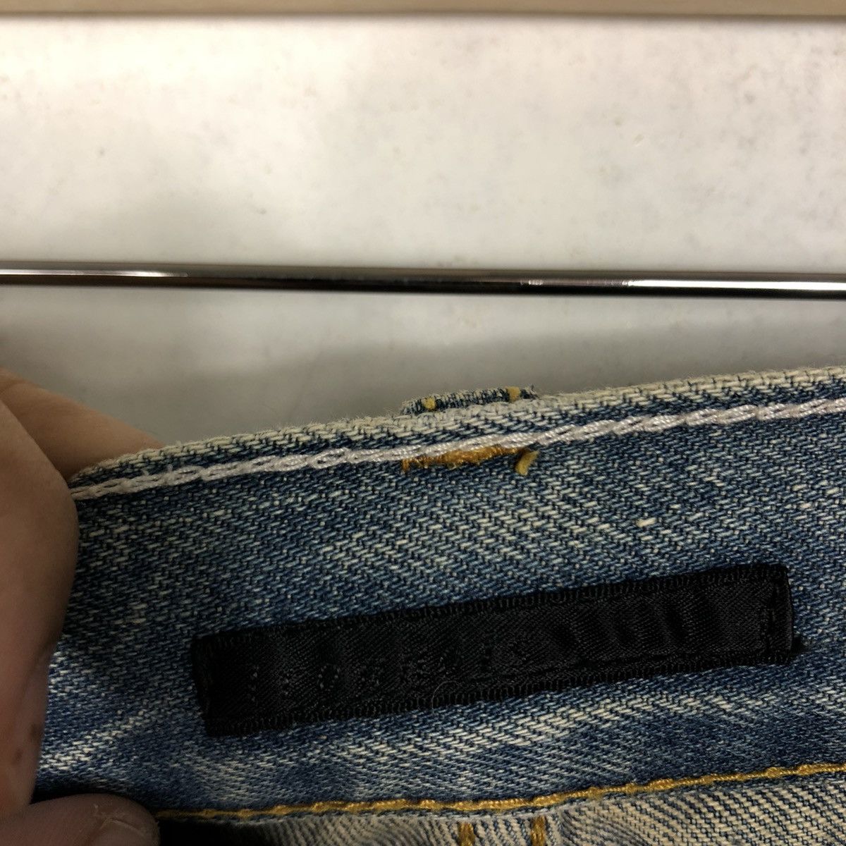 Japanese Brand 🔥90s Vintage Rare Distressed Denim Jeans Japan Issey Miyake Size US 31 - 14 Thumbnail