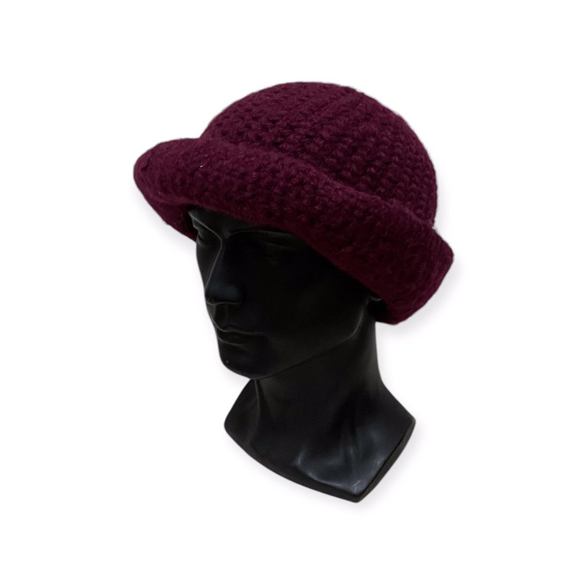 Japanese Brand Japanese Brand Crochet Beanie Hat Size ONE SIZE - 1 Thumbnail