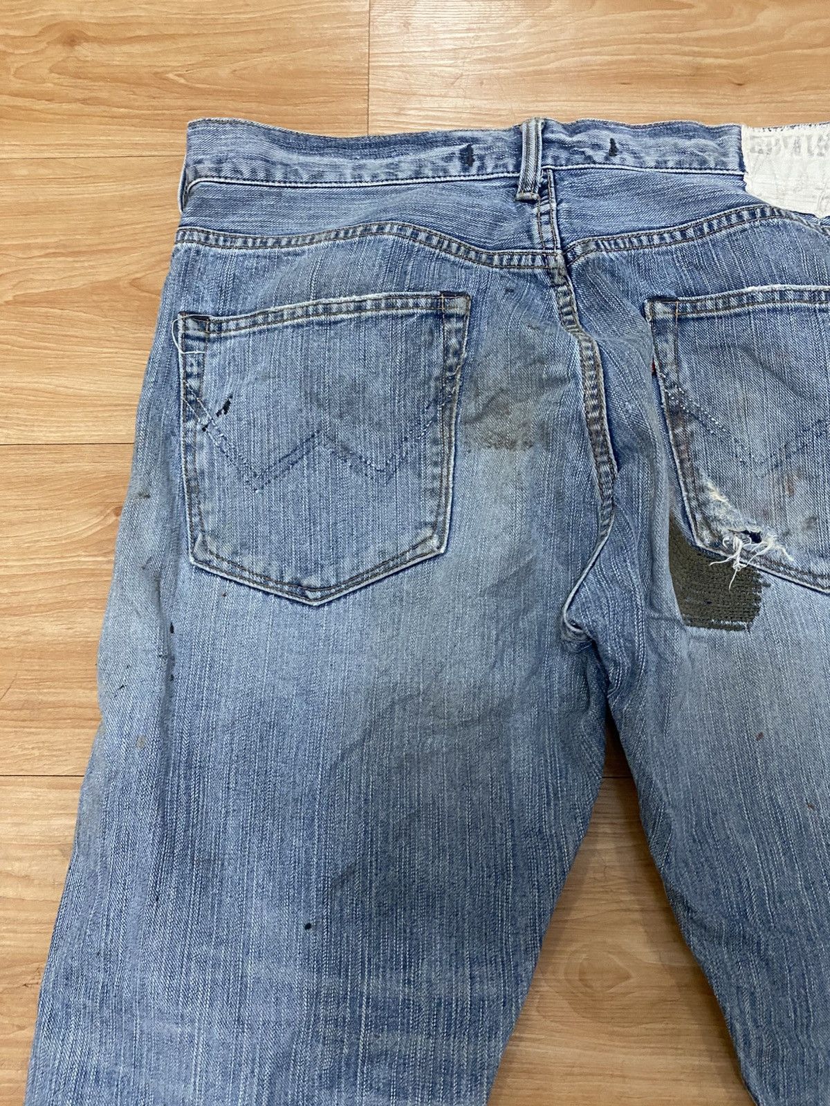 Edwin × Japanese Brand Edwin exclusive vintage model xv distressed style Size US 36 / EU 52 - 12 Thumbnail