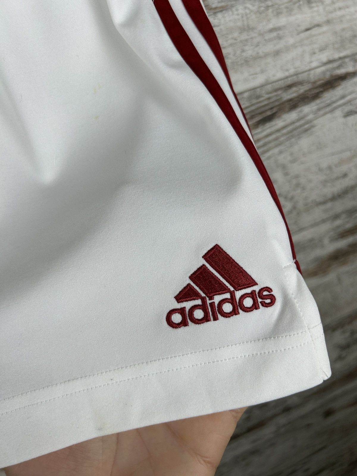 Adidas × Vintage Mens Vintage Adidas FC Arsenal football soccer shorts rare Size US 34 / EU 50 - 8 Thumbnail