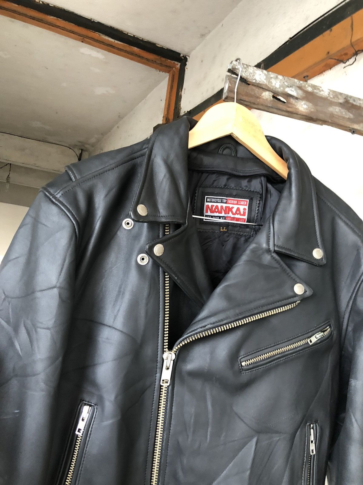 Harley Davidson Vintage Nankai x Harley Davidson Perfecto Leather Jacket Size US XL / EU 56 / 4 - 10 Thumbnail