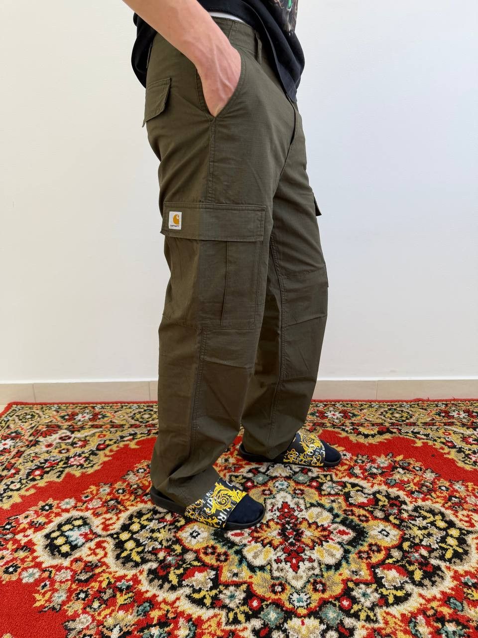 Carhartt Carhartt Cargo Carpenter Work Y2K Baggy Pants Size US 34 / EU 50 - 1 Thumbnail