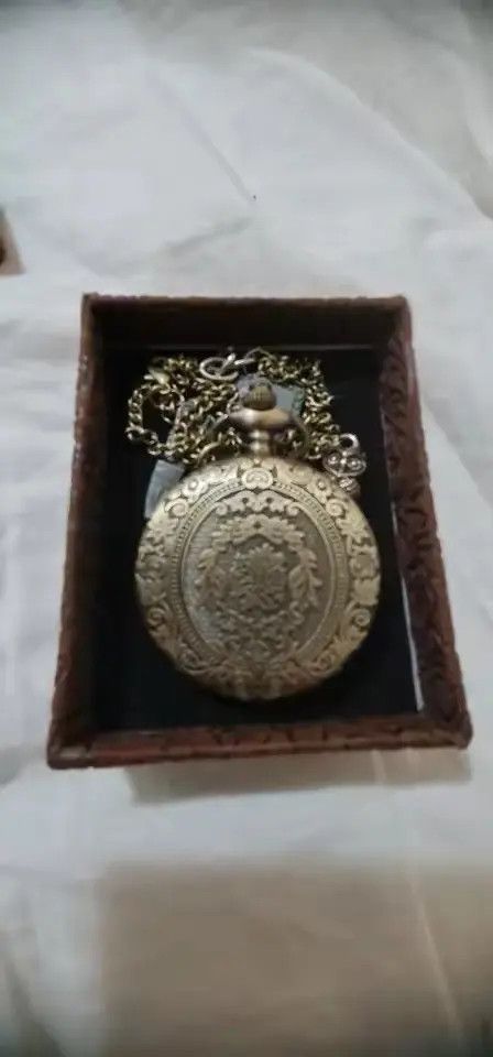 Jewelry Matsumaru x Shia carved flip cover pocket Watch Size ONE SIZE - 5 Thumbnail