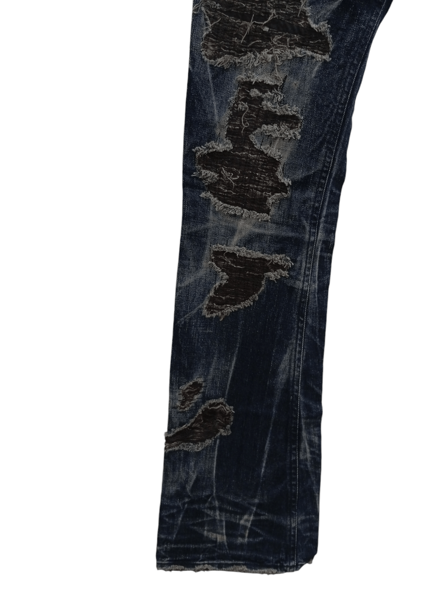 Japanese Brand × Vintage 🔥🔥Midas Patchwork Distressed Jeans Denim Size US 30 / EU 46 - 8 Thumbnail