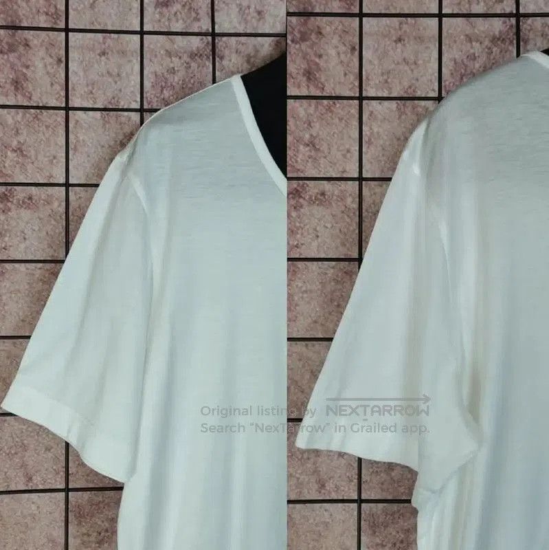 Burberry Burberry Embroidered Logo White Short Sleeve Tee. Size M / US 6-8 / IT 42-44 - 5 Thumbnail