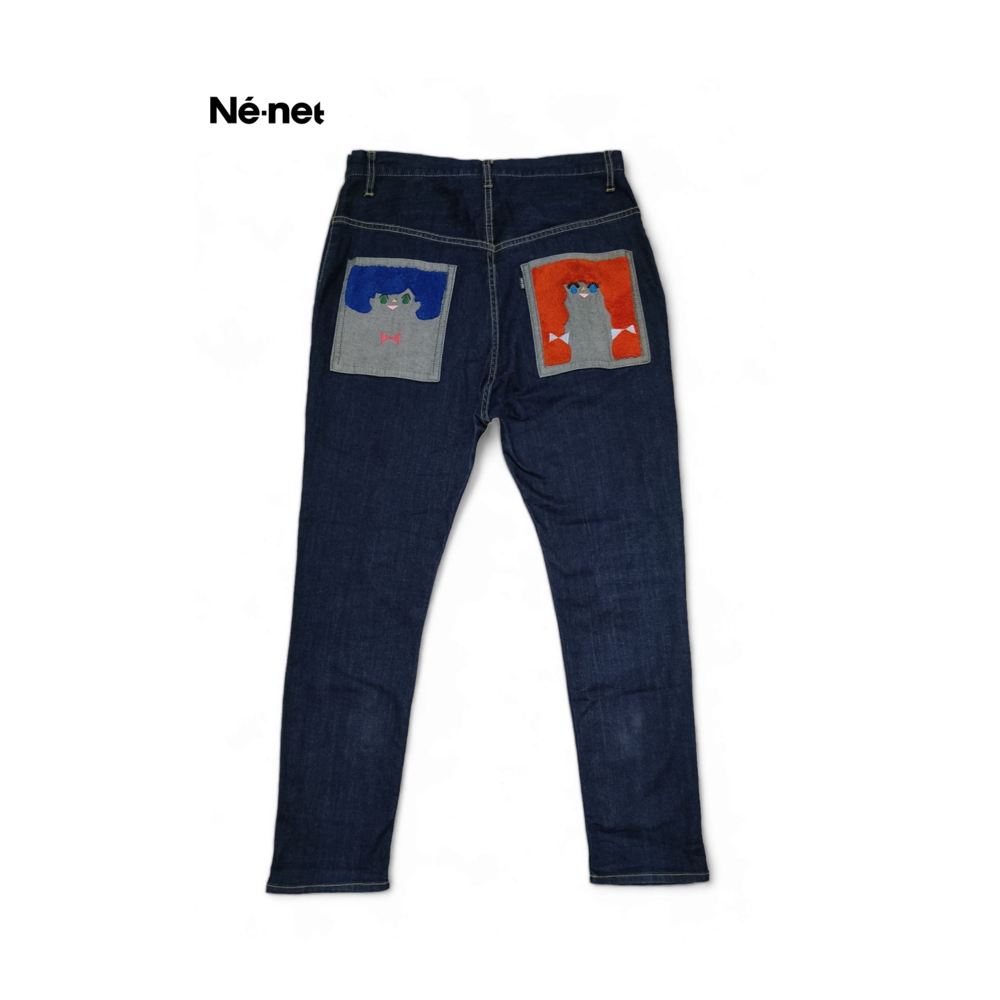 Issey Miyake Vintage Y2K Ne-net by Issey Miyake Avant-Garde Denim Jeans Size US 32 / EU 48 - 1 Thumbnail