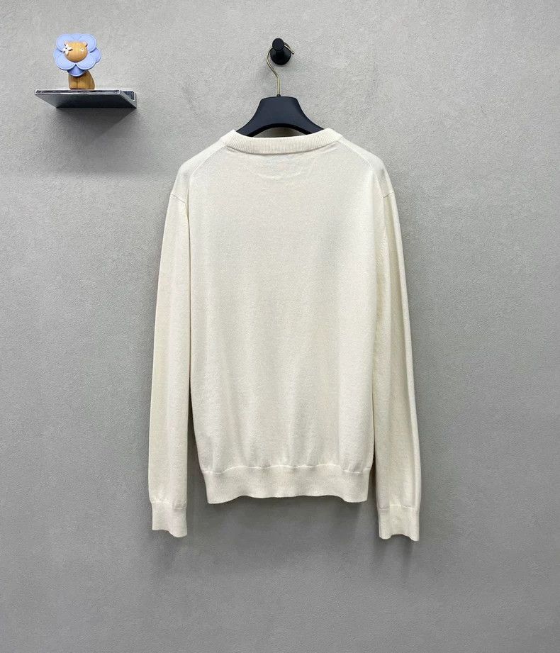 Louis Vuitton Louis Vuitton Nigo2 Co-branded Beige Double Dragon Knit Sw Size US M / EU 48-50 / 2 - 2 Thumbnail