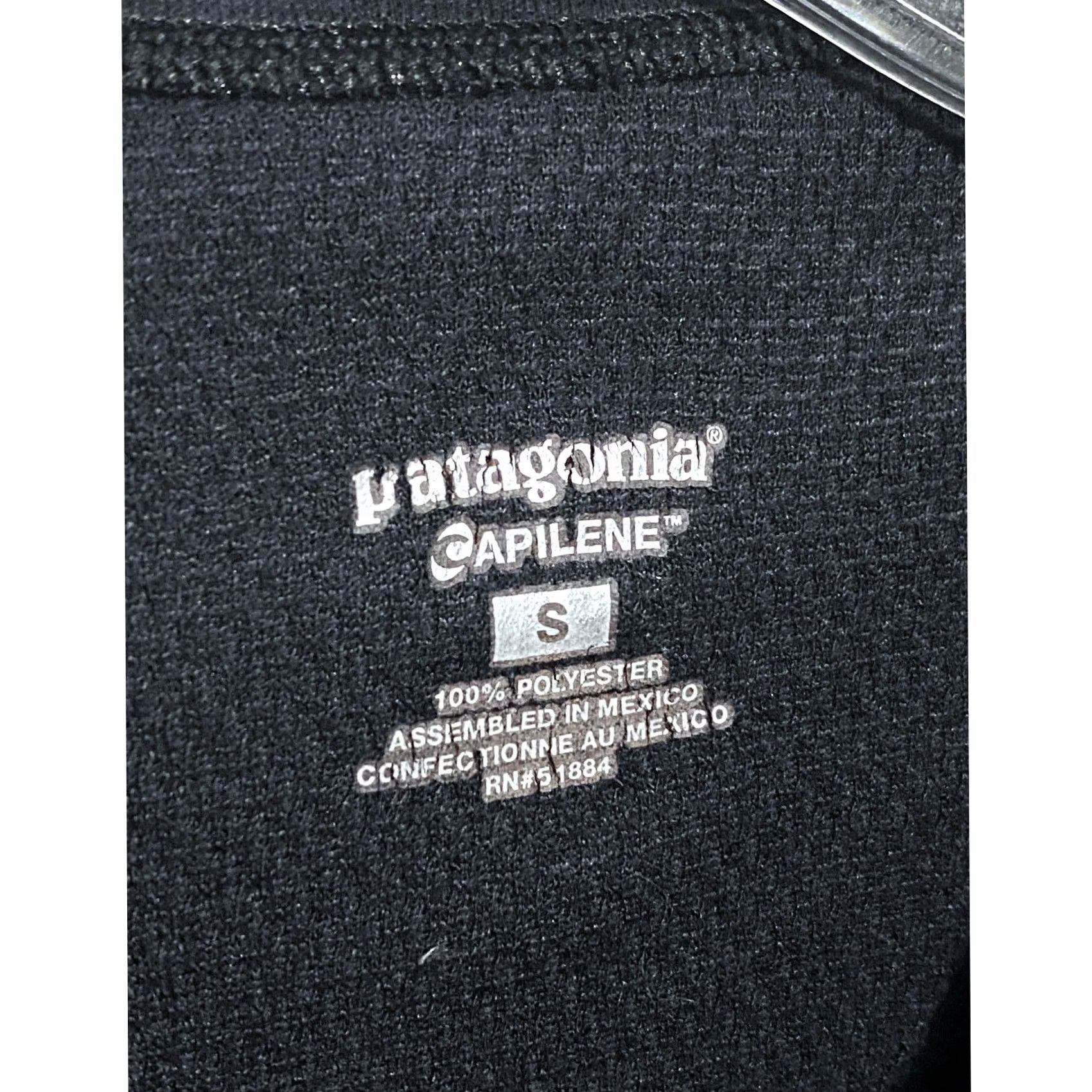 Patagonia Patagonia Capilene 1/4 Zip Pullover Top Women S Base Layer Black Long Sleeve 100% Polyester Size S / US 4 / IT 40 - 4 Thumbnail