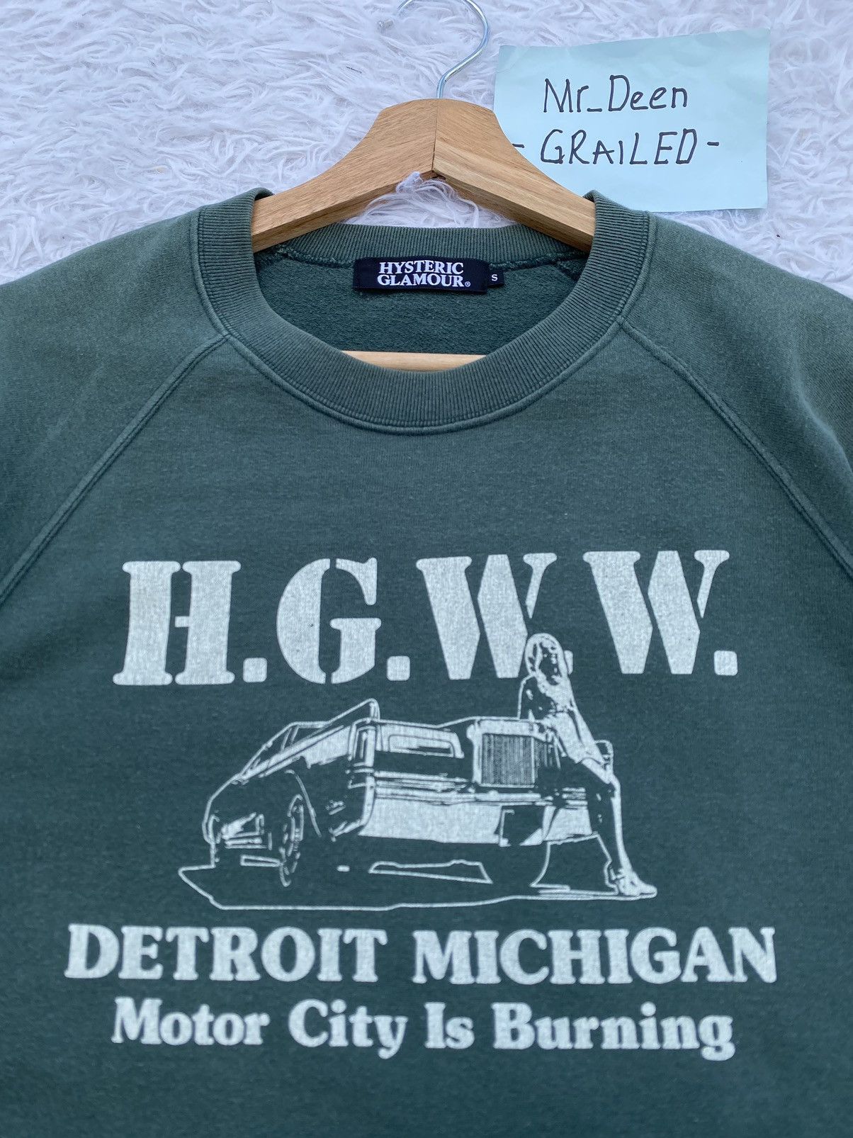 Hysteric Glamour Rare Vintage Hysteric Glamour HGWW Detroit Michigan Sweater Size US XS / EU 42 / 0 - 15 Thumbnail