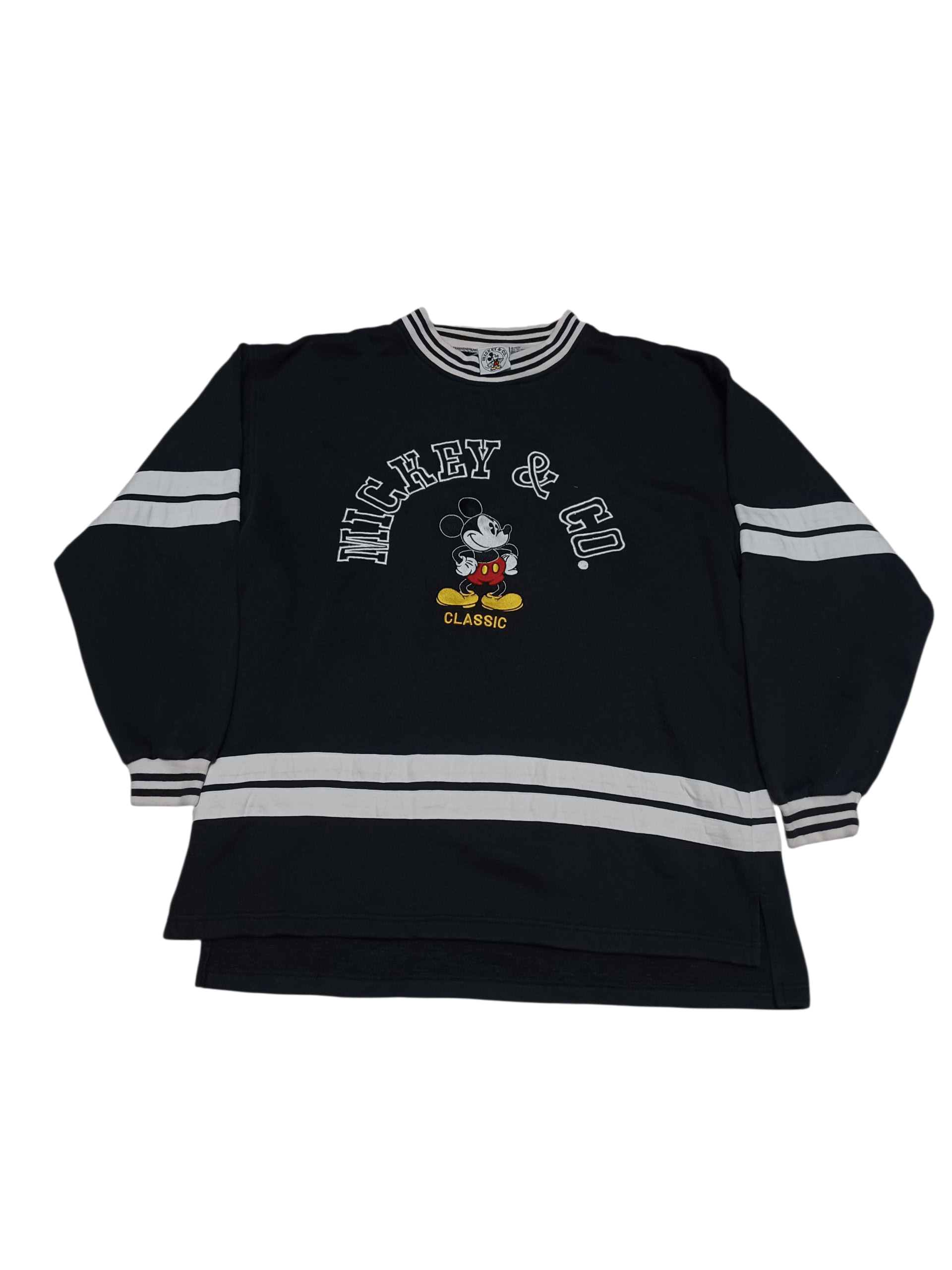 Mickey Mouse MICKEY&CO DISNEY VINTAGE BIGLOGO EMBROIDERED SWEATSHIRT Size US XL / EU 56 / 4 - 1 Thumbnail