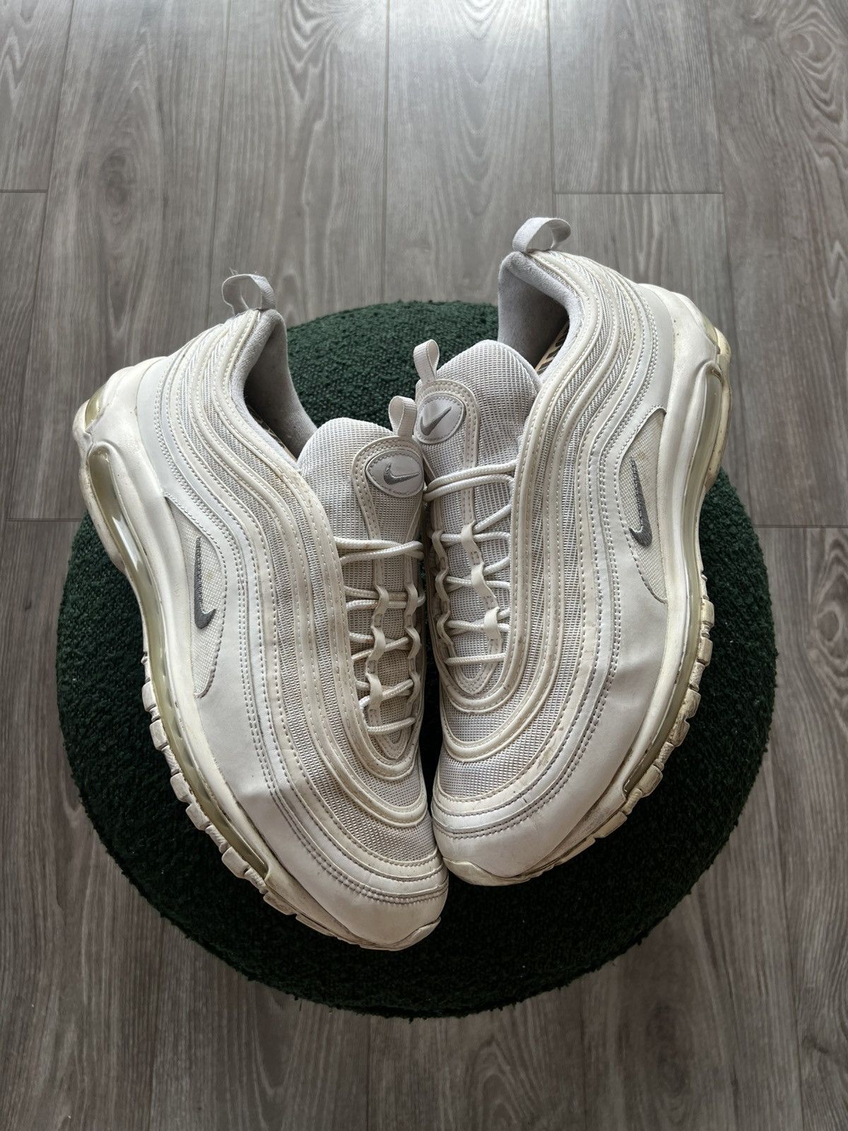 Nike Nike Air Max 97 White Avant Garde Y2k MX Zoom Sneakers Size US 12 / EU 45 - 10 Thumbnail
