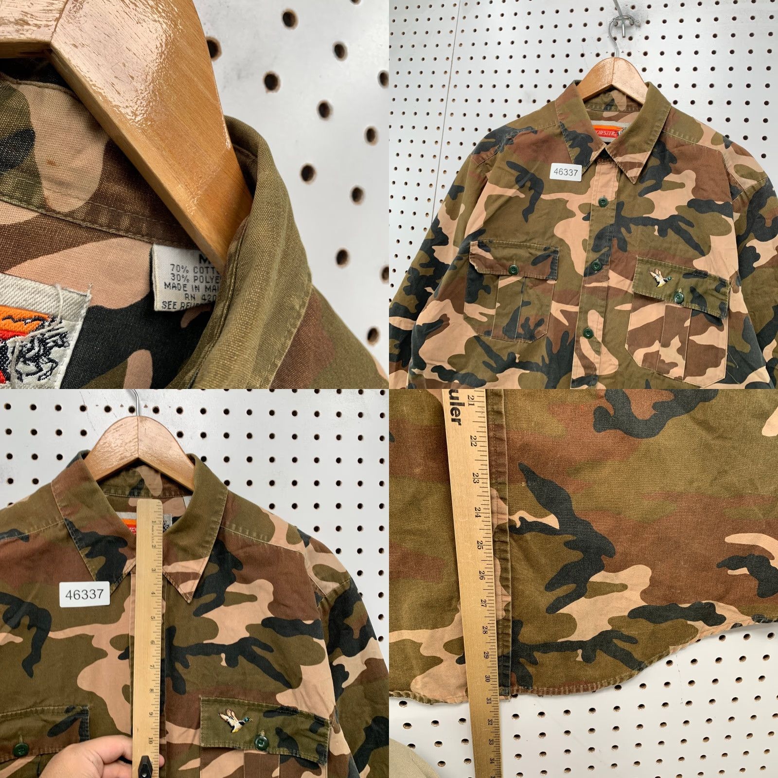 Vintage VINTAGE Winchester Camouflage Button Hunt Shirt Mens M Camouflage Hunt Outdoor Comfort? Size US M / EU 48-50 / 2 - 8 Thumbnail