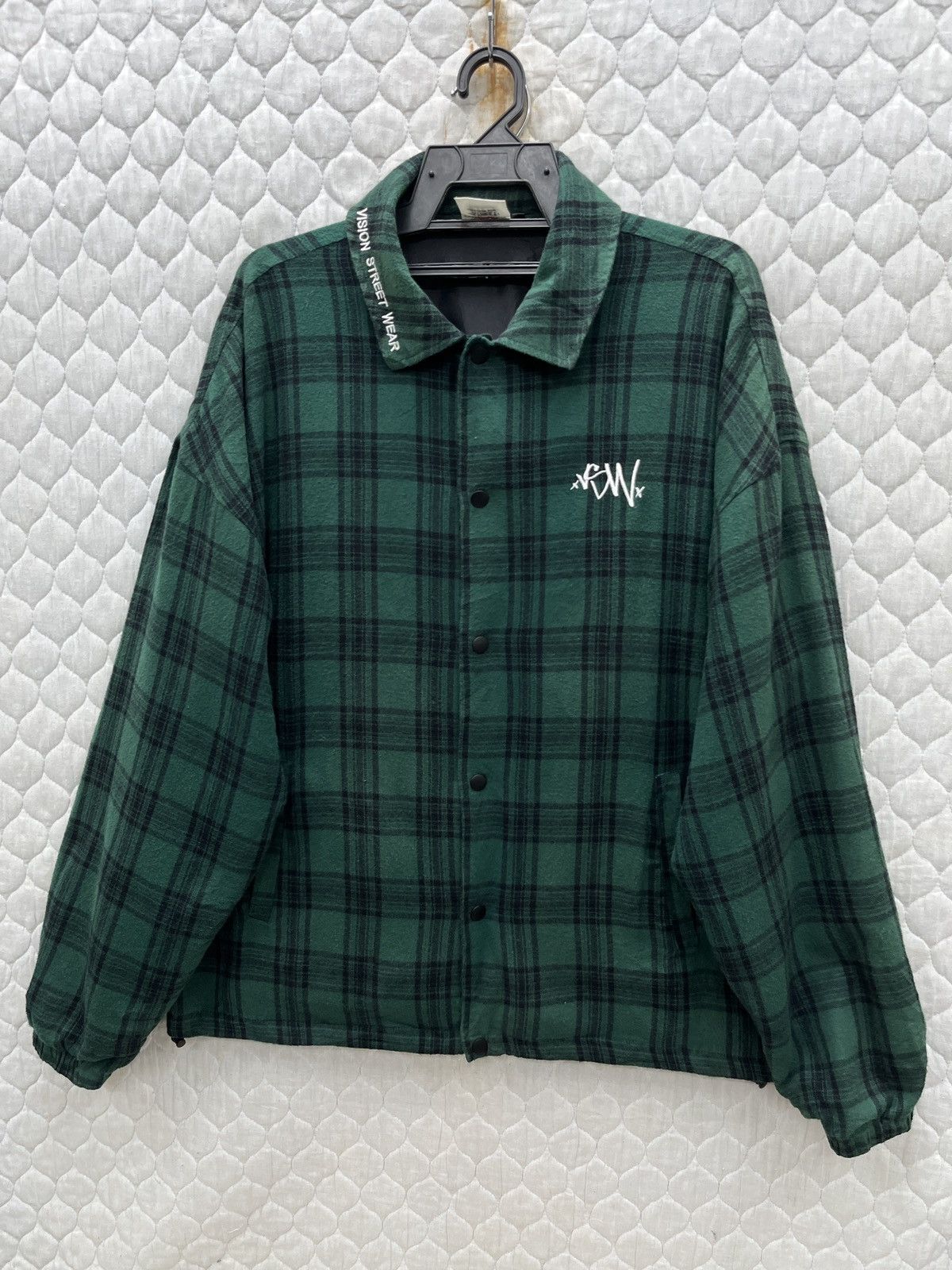 Vision Streetwear 🔥🔥🔥STEALS VISION STREETWEAR TARTAN GREEN JACKET SHIRTS Size US M / EU 48-50 / 2 - 7 Thumbnail