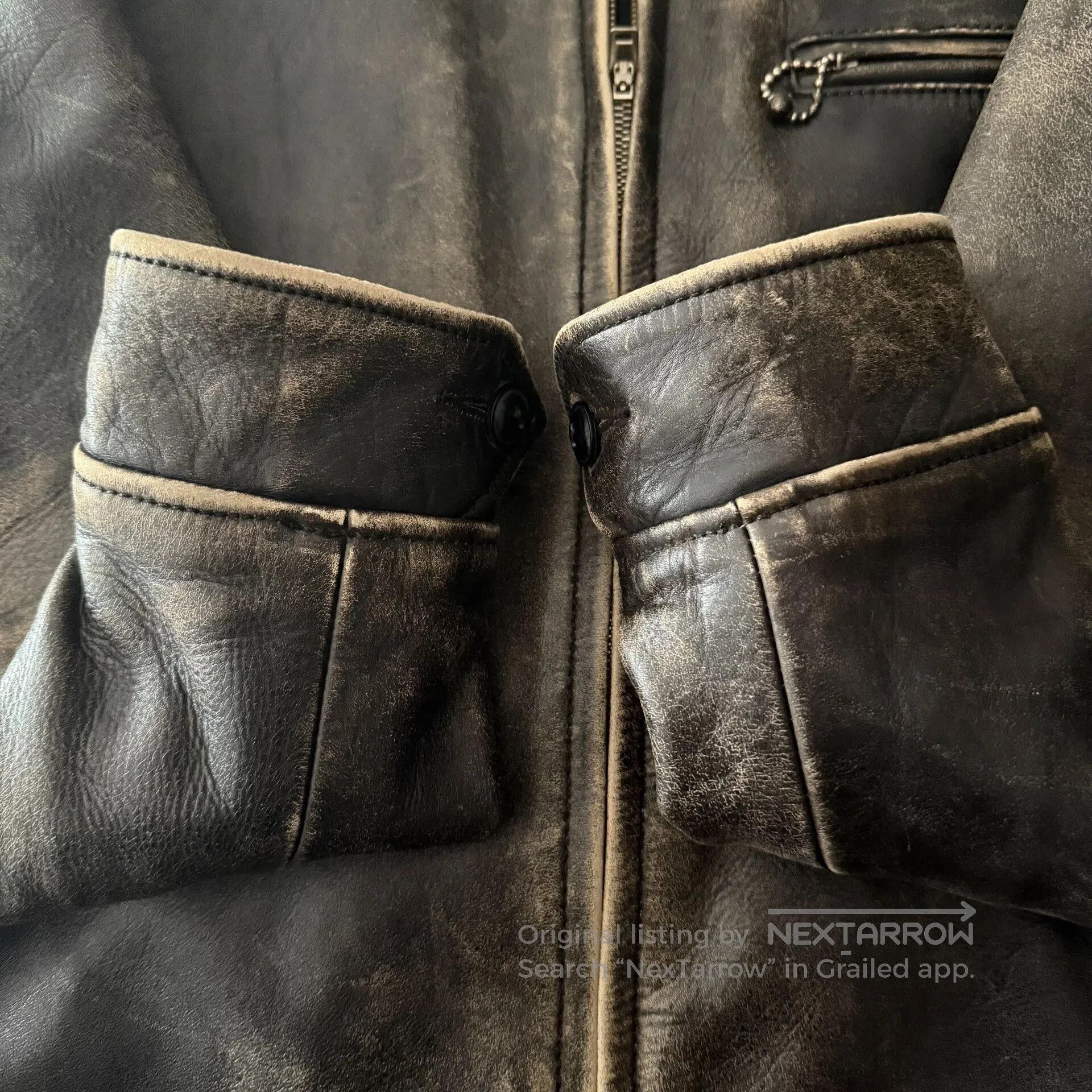 Levi's Vintage Clothing Levi's LVC 1930s Vintage Leather Jacket. Size US M / EU 48-50 / 2 - 5 Thumbnail