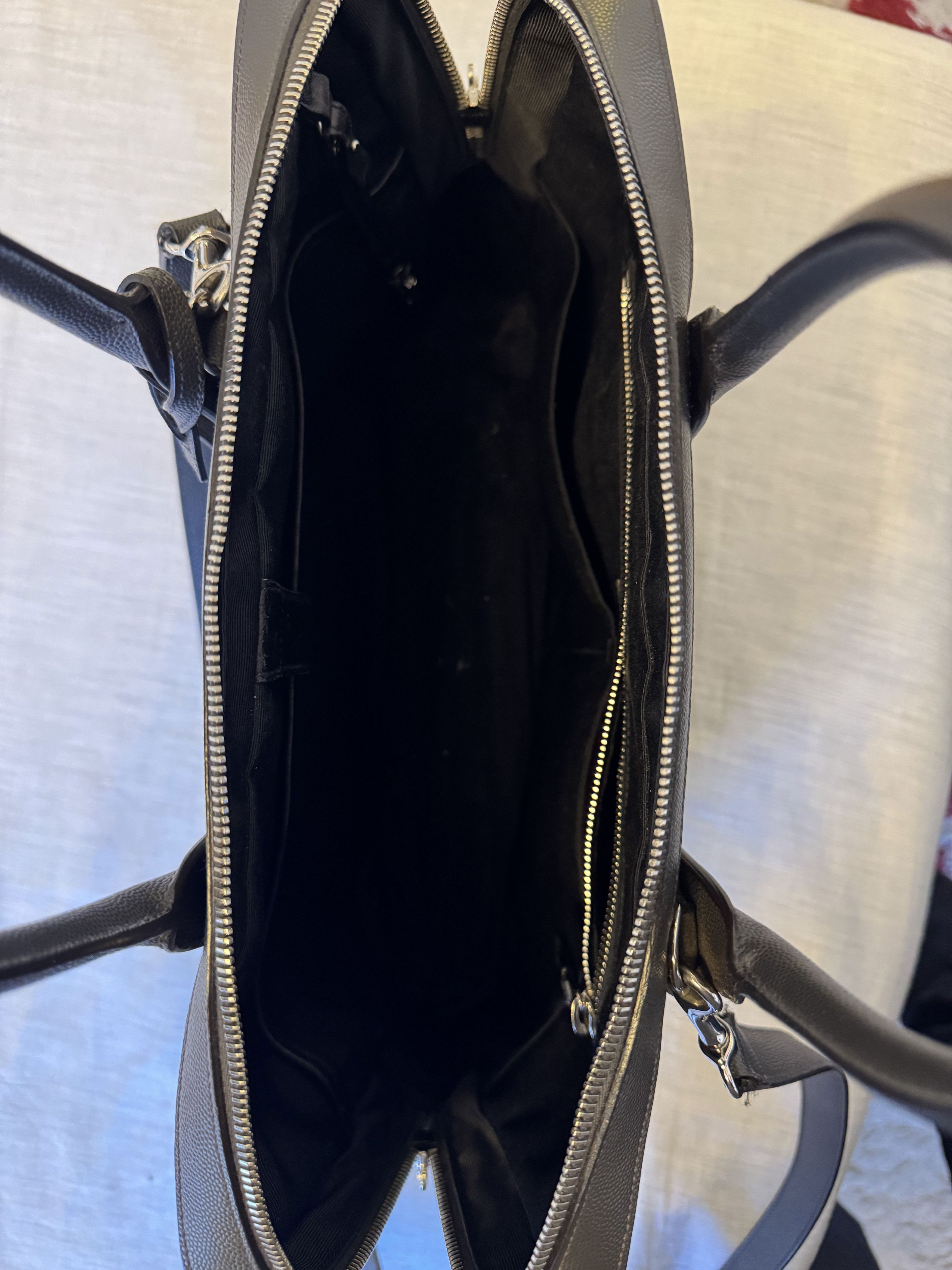 Saint Laurent Paris Saint Laurent Small Museum Briefcase in Grey Size ONE SIZE - 2 Thumbnail