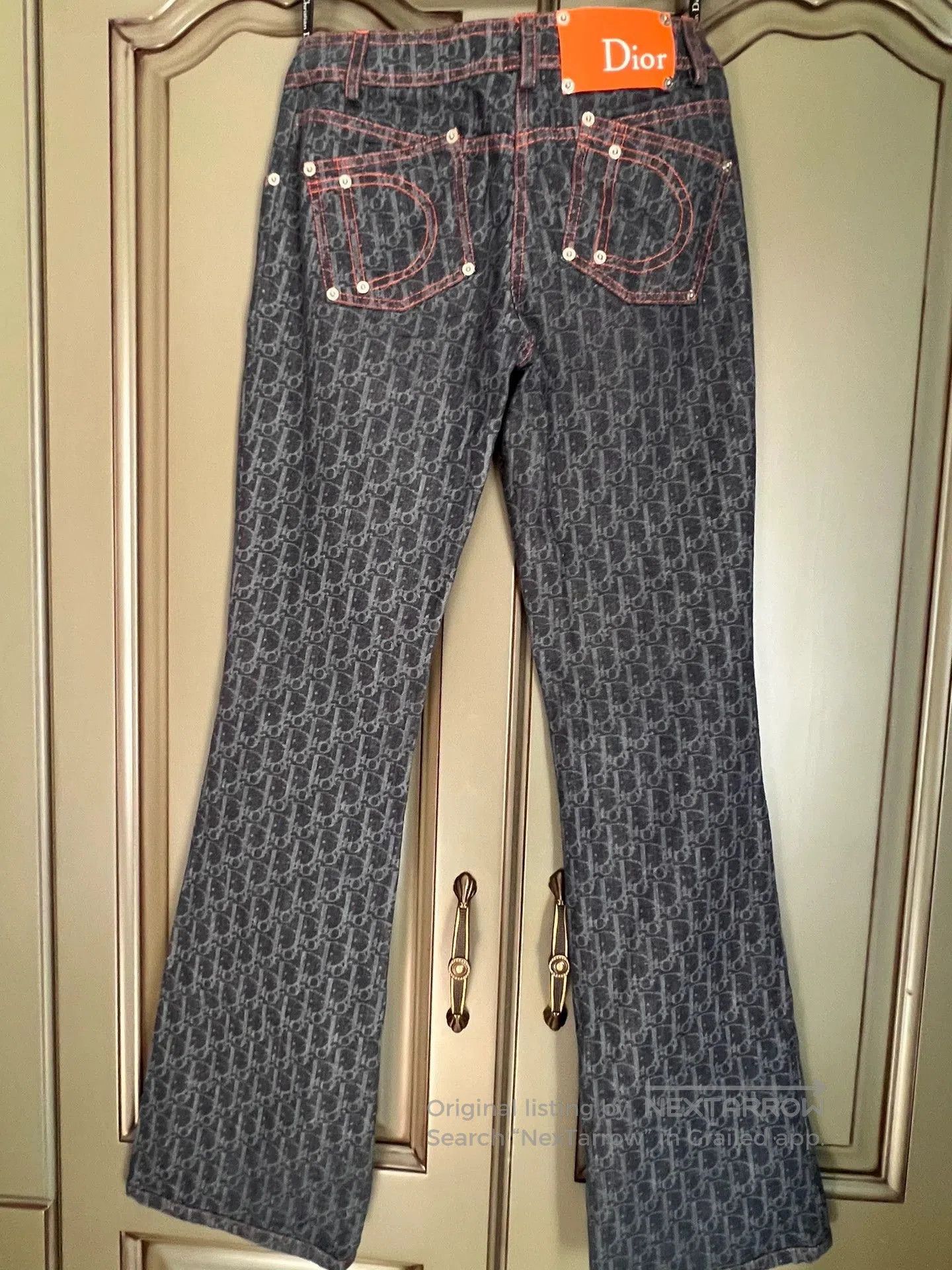 Dior dior flared denim jeans for women. Size US 26 / EU 42 - 4 Thumbnail