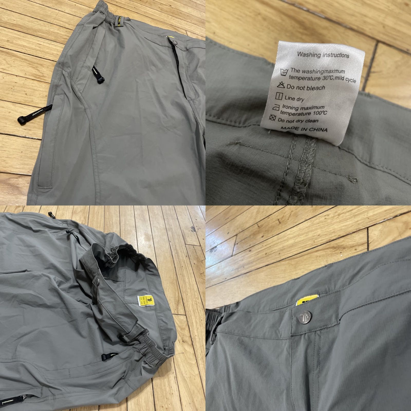 Vintage OutdoorSports Cargo Pants Men 2XL Hiking Straight Taper Pants Gray Athleisure Outdoor 2XL Mens Size US 39 - 10 Thumbnail