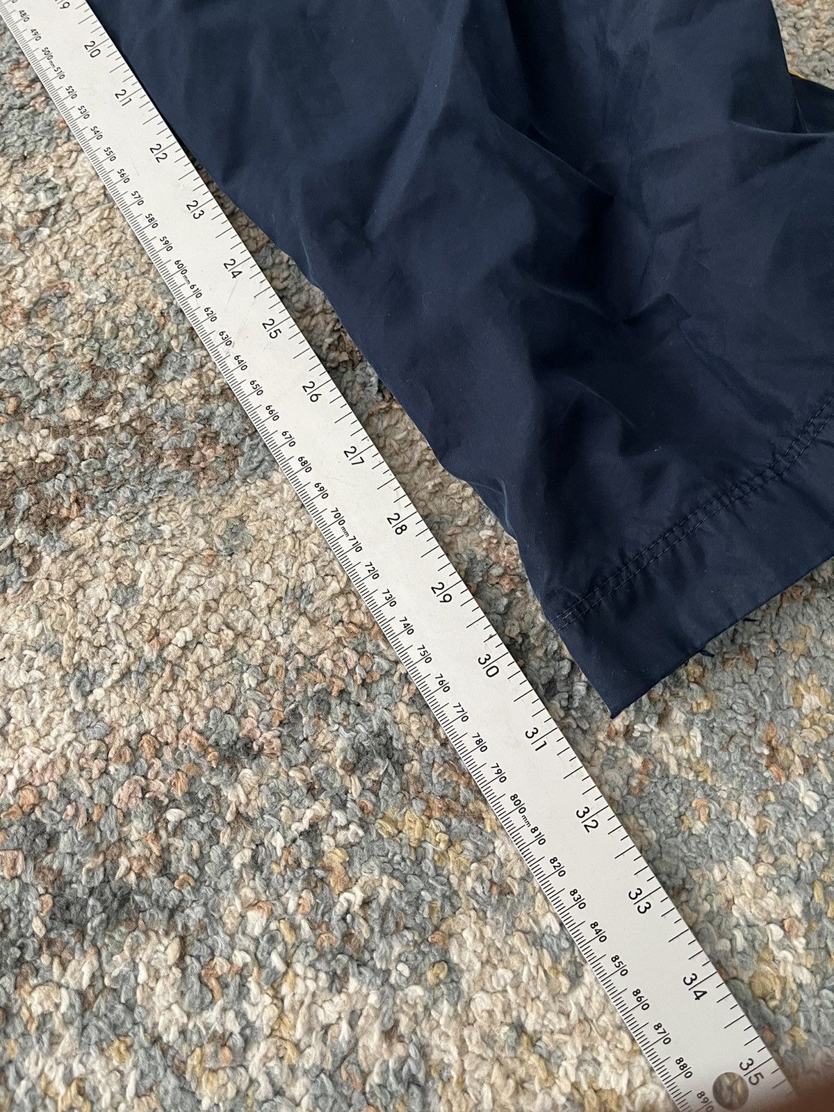 Vintage VTG Y2K Nike Sweatpants swishy Blue XL Distressed yellow Size US 32 / EU 48 - 9 Thumbnail