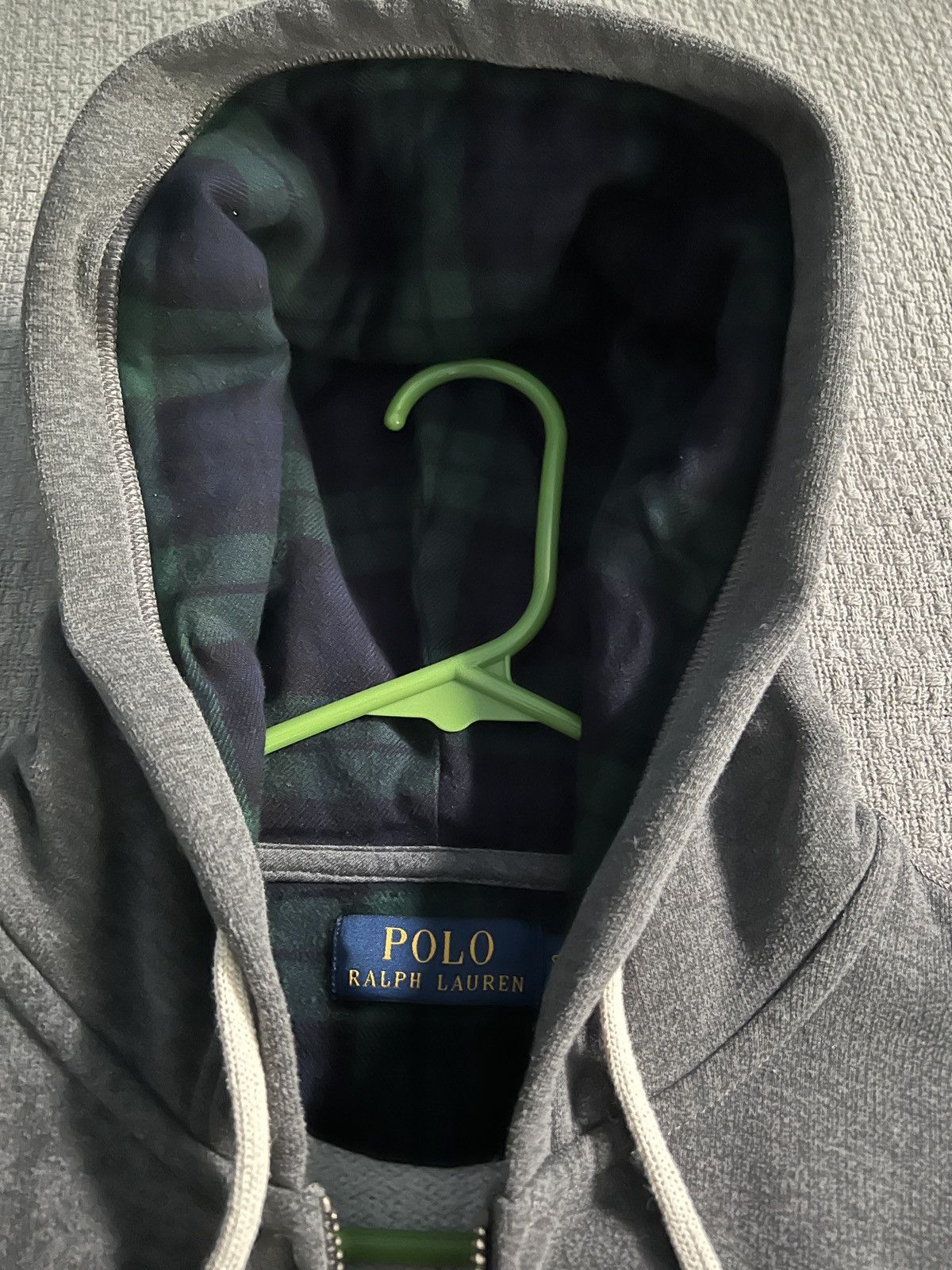 Polo Ralph Lauren Polo Ralph Lauren Men's Grey Full Zip Hoodie Size US S / EU 44-46 / 1 - 2 Thumbnail