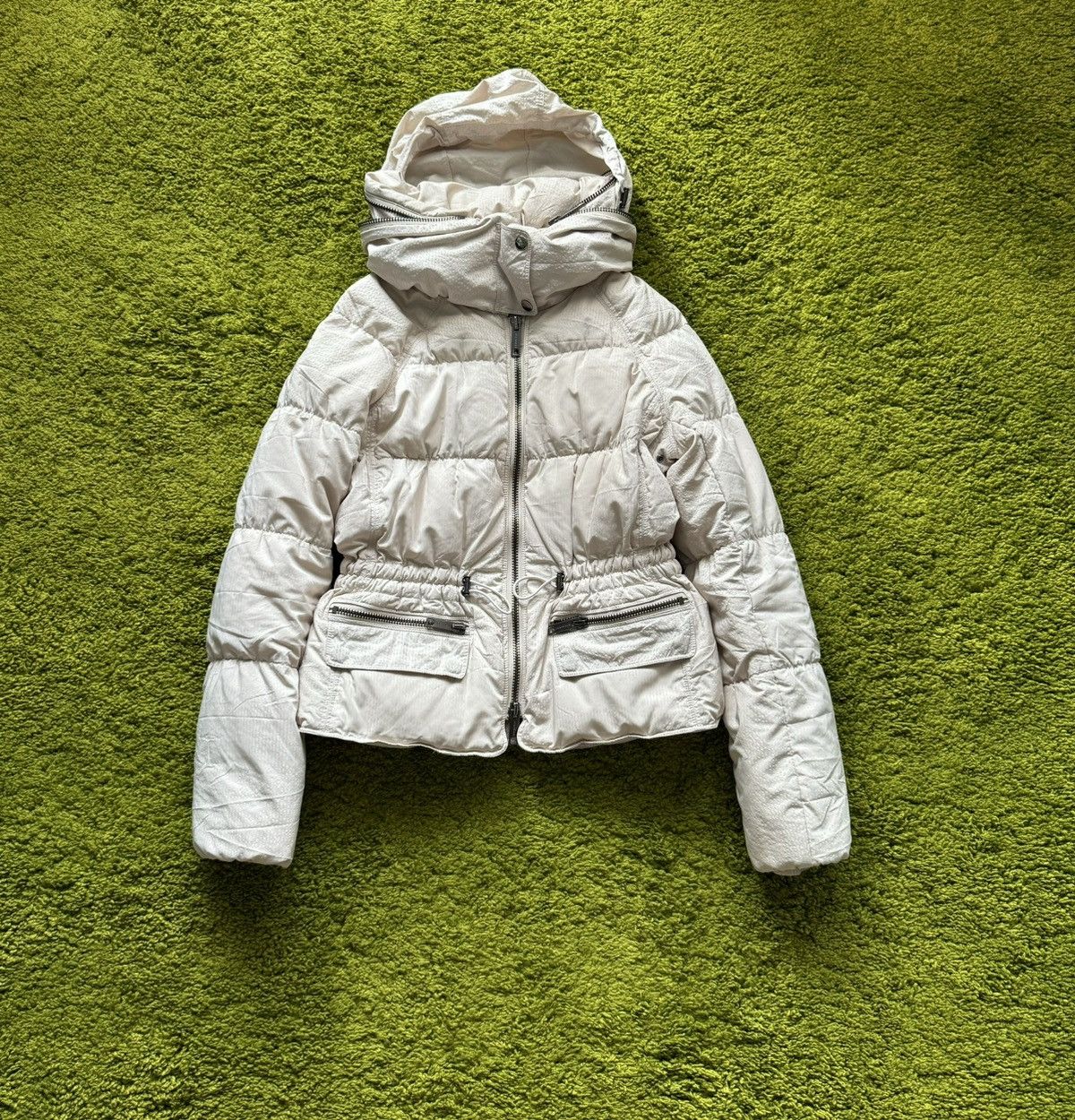 Burberry × Designer Burberry ivory down puffer jacket Size S / US 4 / IT 40 - 4 Thumbnail
