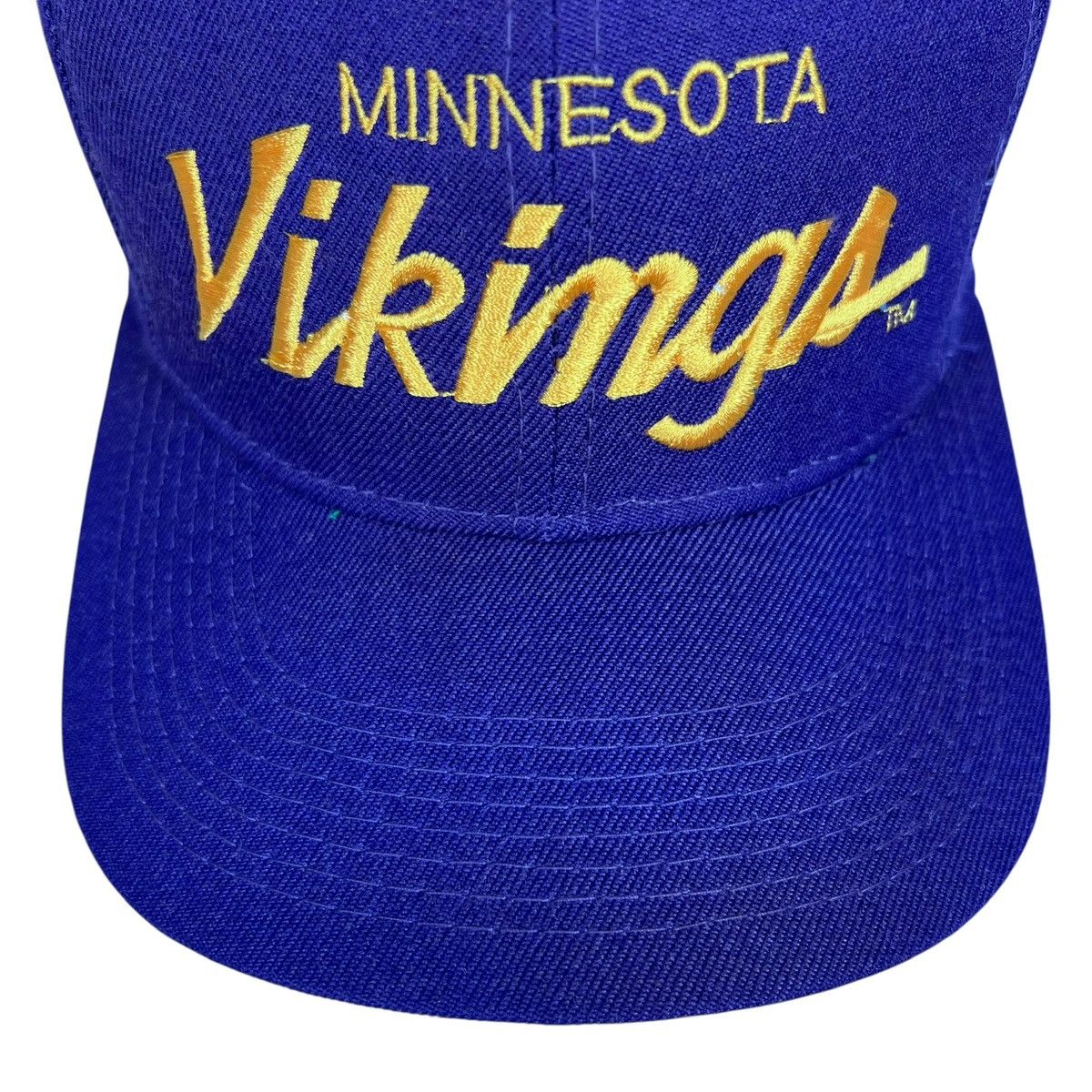 Sports Specialties Minnesota Vikings Sports Specialties Script Wool Snapback Size ONE SIZE - 6 Thumbnail