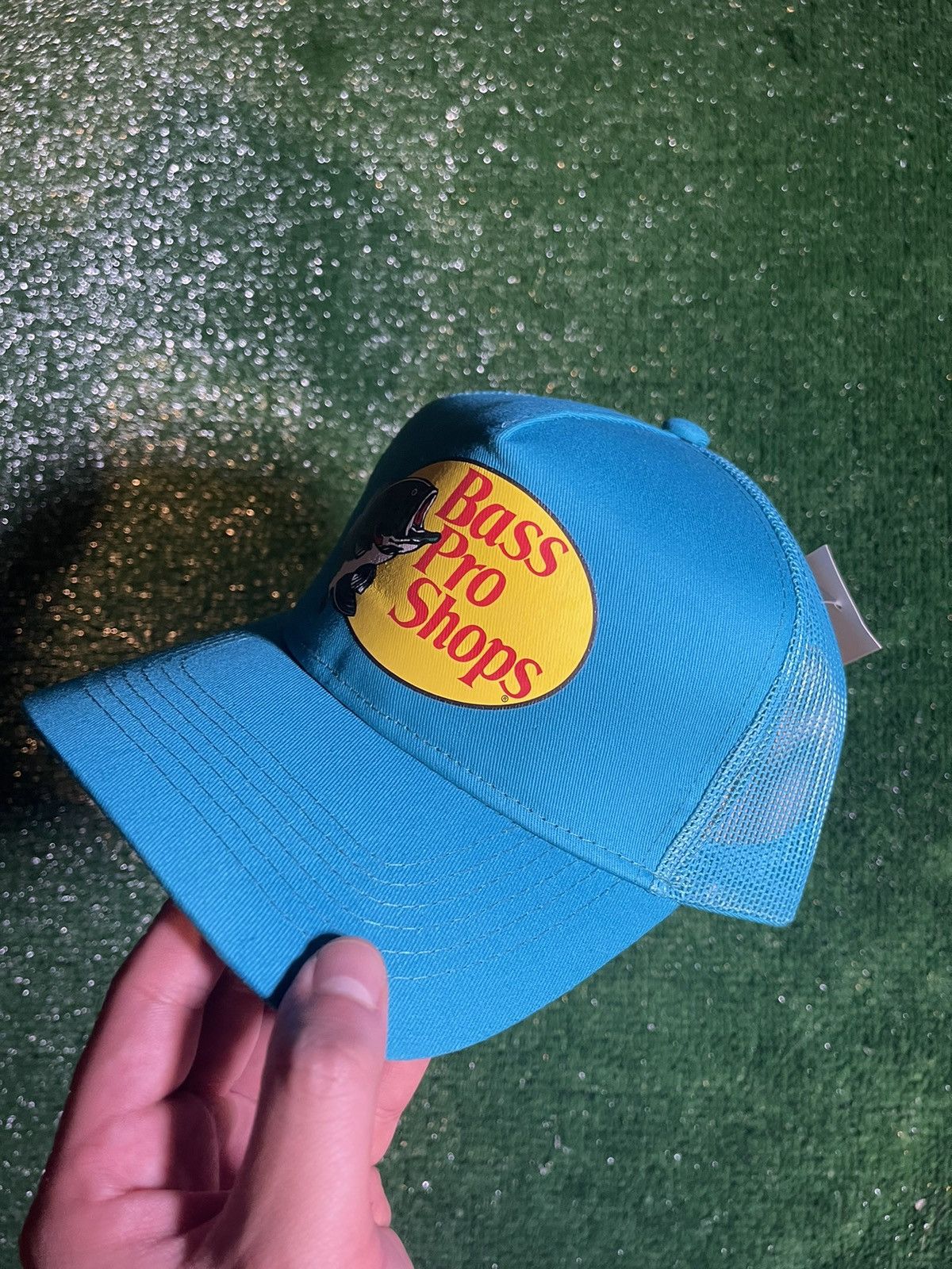 Bass Pro Shops Aqua Blue Men’s Bass Pro Hat Size ONE SIZE - 3 Thumbnail