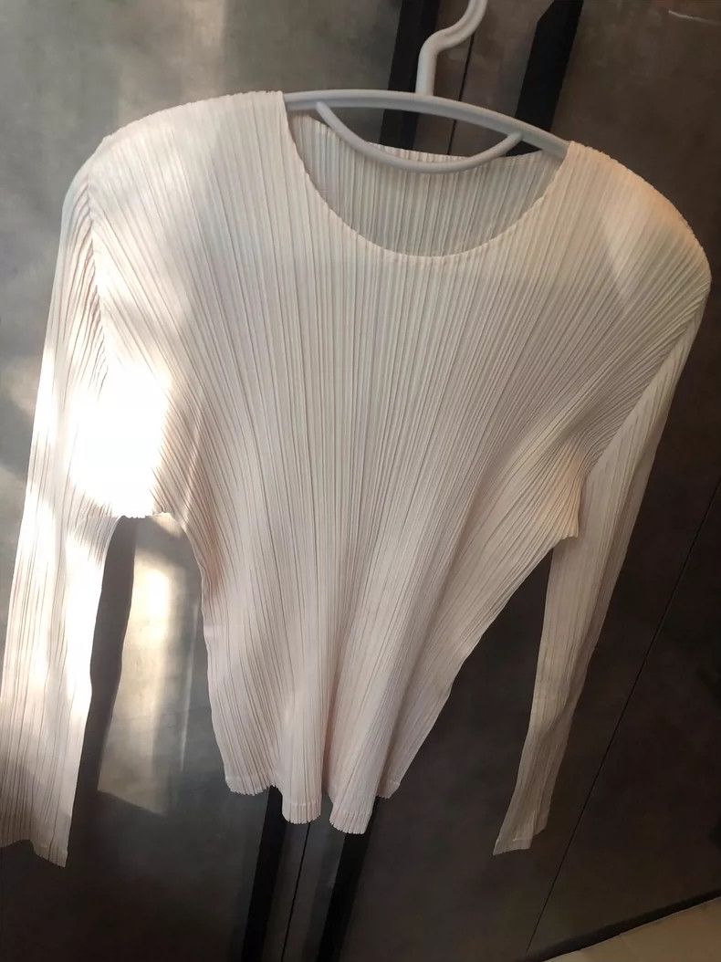 Issey Miyake issey miyake size:4 Pink long sleeves 2505-Nextarrow Size XXS / US 00 / IT 34 - 2 Thumbnail