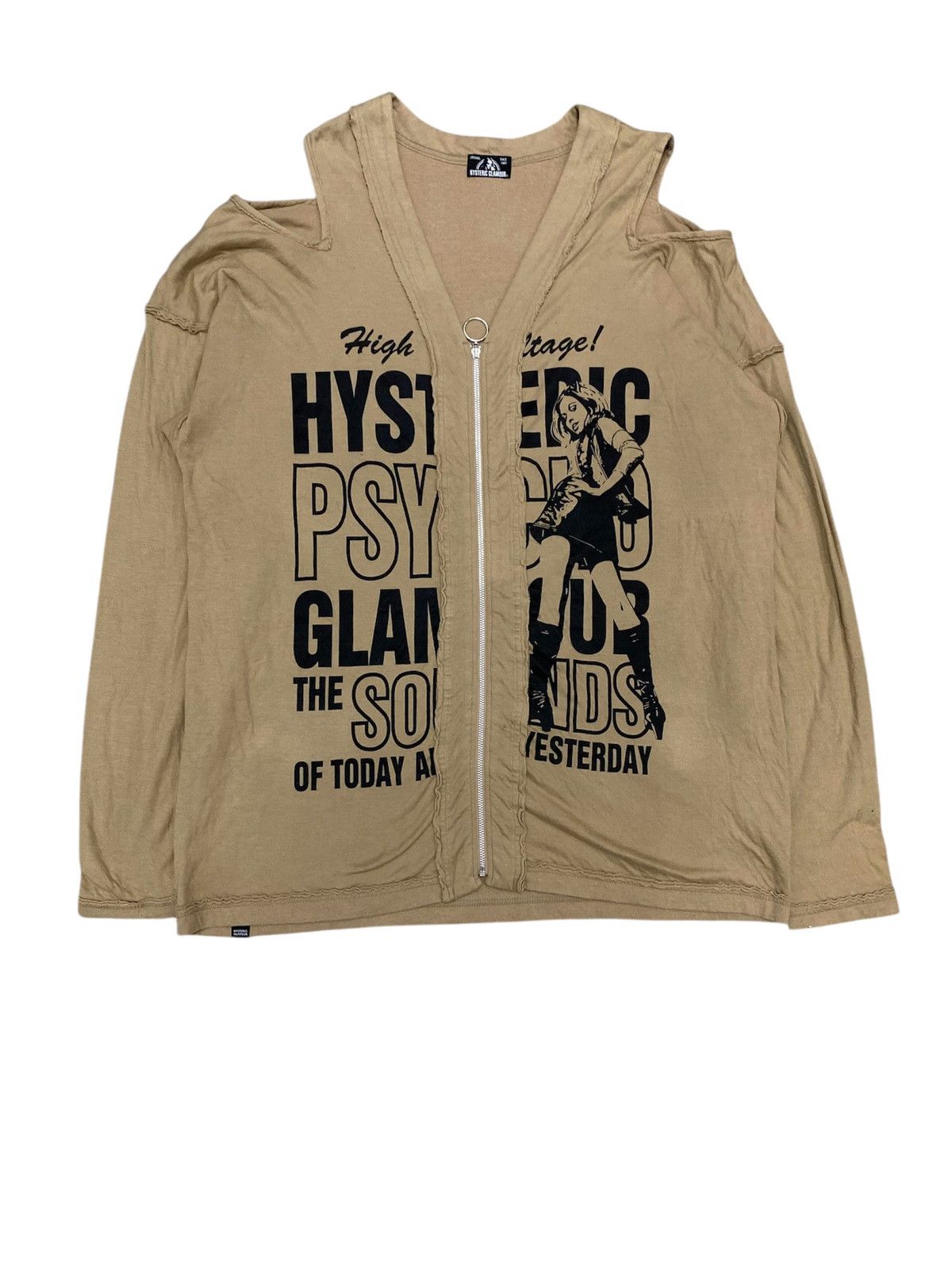 Hysteric Glamour 🔥 Oversize iconic logo zipper sweatshirt Size US L / EU 52-54 / 3 - 1 Thumbnail
