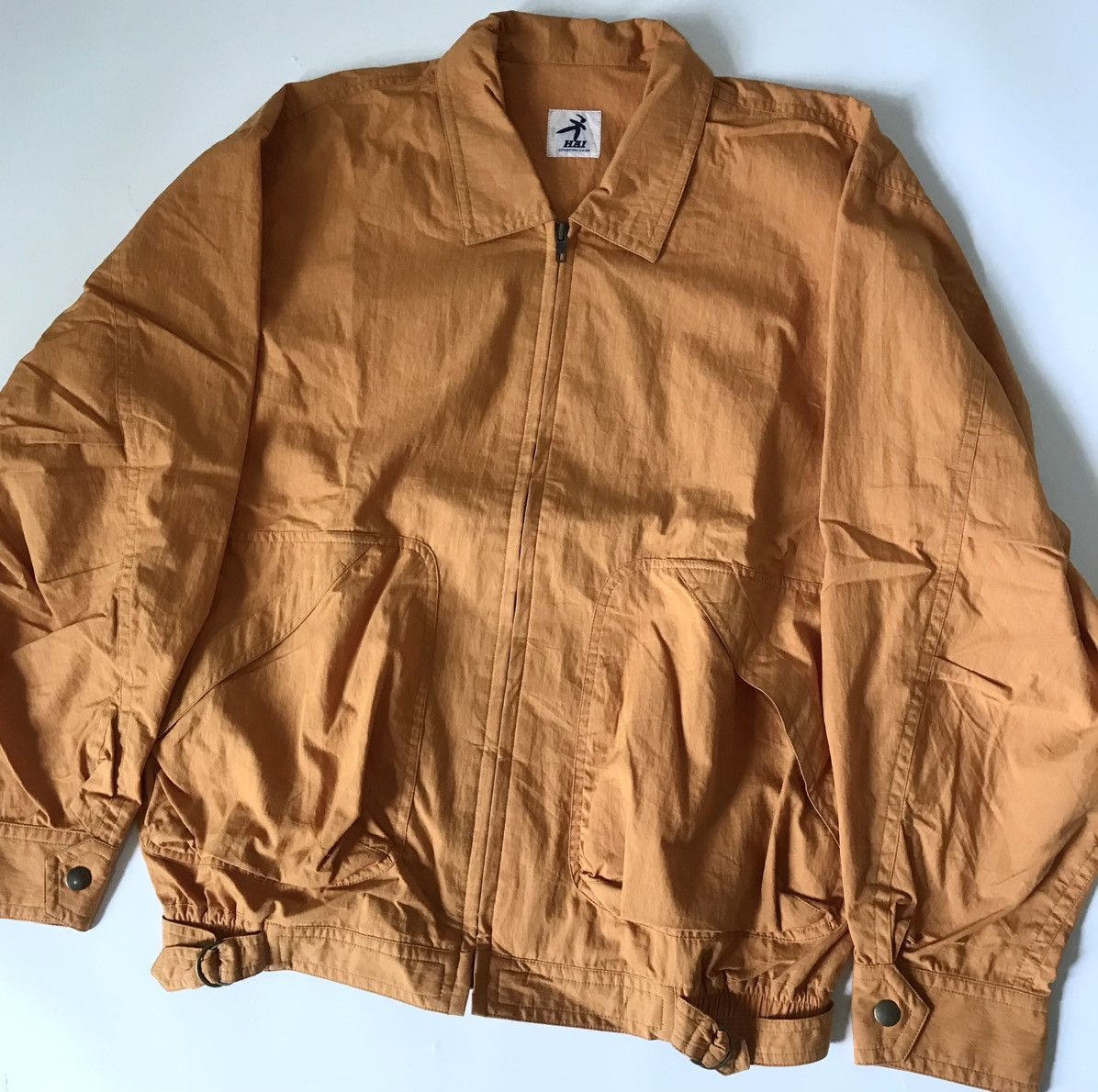 Issey Miyake Vintage hai sporting gear logo bomber jacket Size US L / EU 52-54 / 3 - 8 Thumbnail