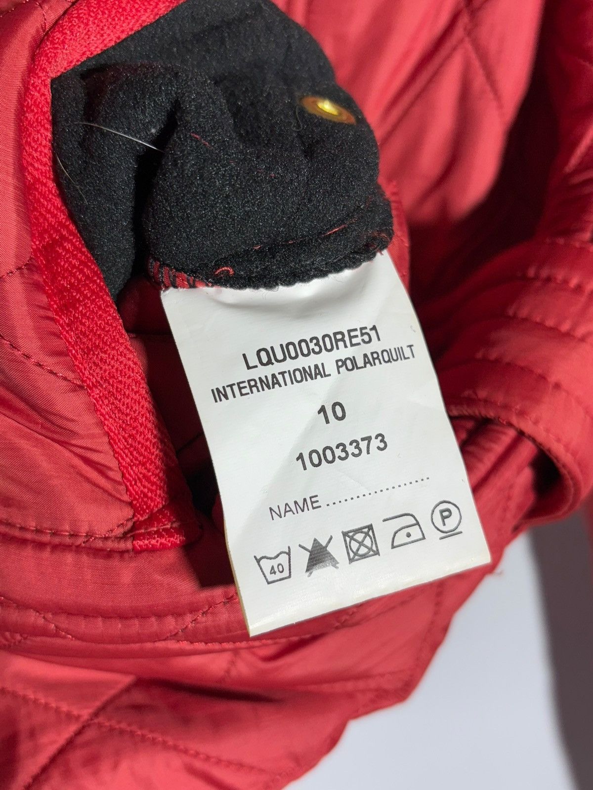 Barbour 🔥 BARBOUR INTERNATIONAL BELTED QUILTED JACKET MOTO HOT RED Size M / US 6-8 / IT 42-44 - 20 Thumbnail