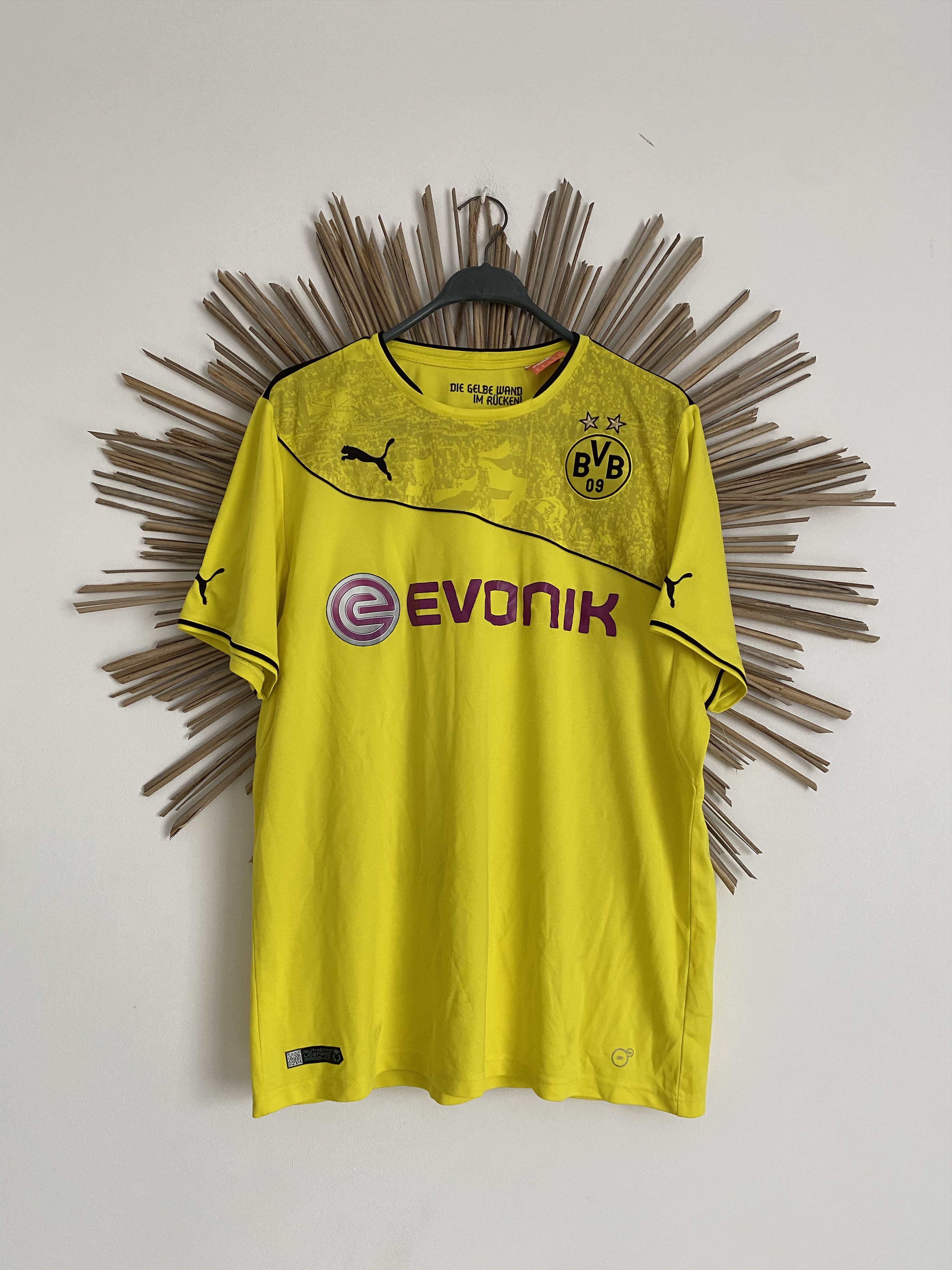 Puma Borussia Dortmund 2013 2014 home puma soccer jersey Size US XL / EU 56 / 4 - 1 Thumbnail