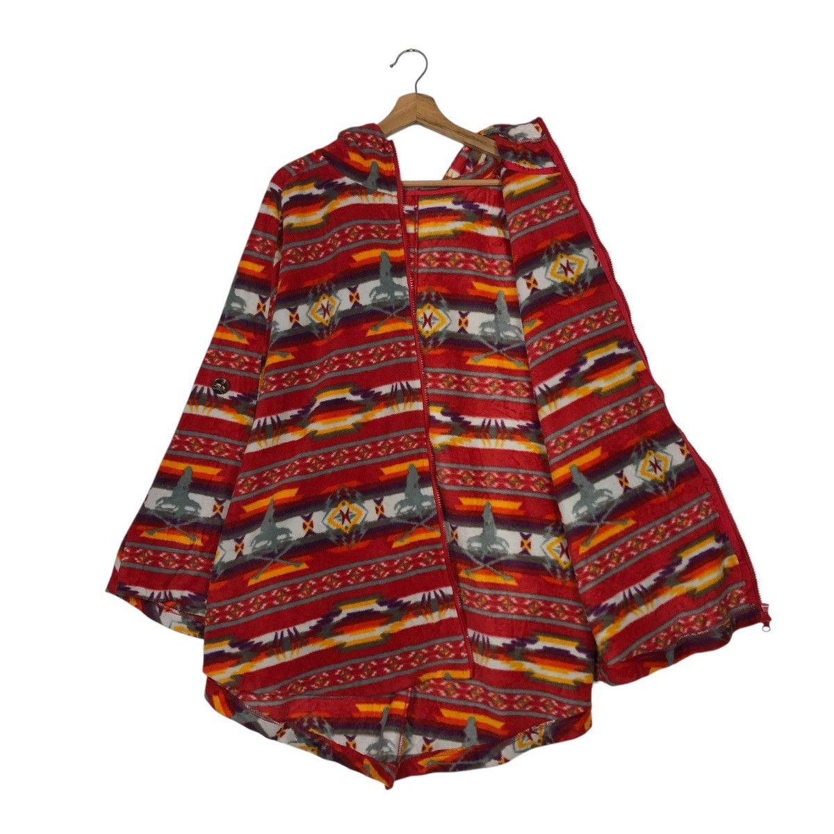 Hysteric Glamour 🔥RICH RED FULL PRINT DESIGN CLOAKS HYSTERIC GLAMOUR Size US L / EU 52-54 / 3 - 16 Thumbnail