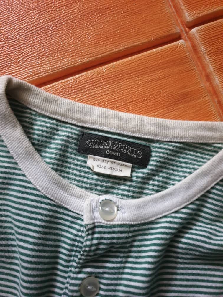 Japanese Brand Coen Sunny Sport Stripe Shirt Size US M / EU 48-50 / 2 - 2 Thumbnail