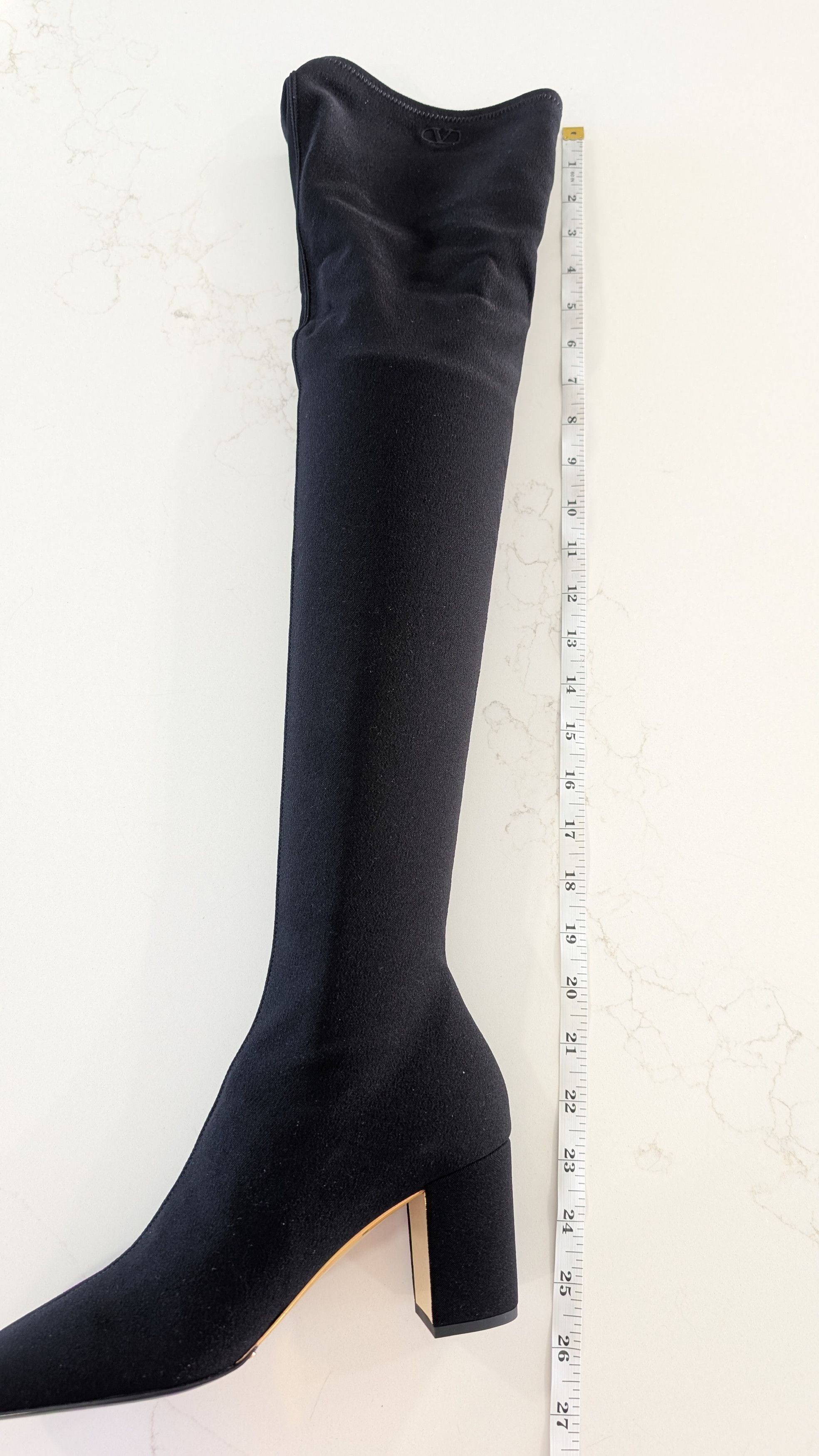 Valentino Valentino Garavani Golden Walk Over The Knee Boots 36 Size US 6 / IT 36 - 13 Thumbnail