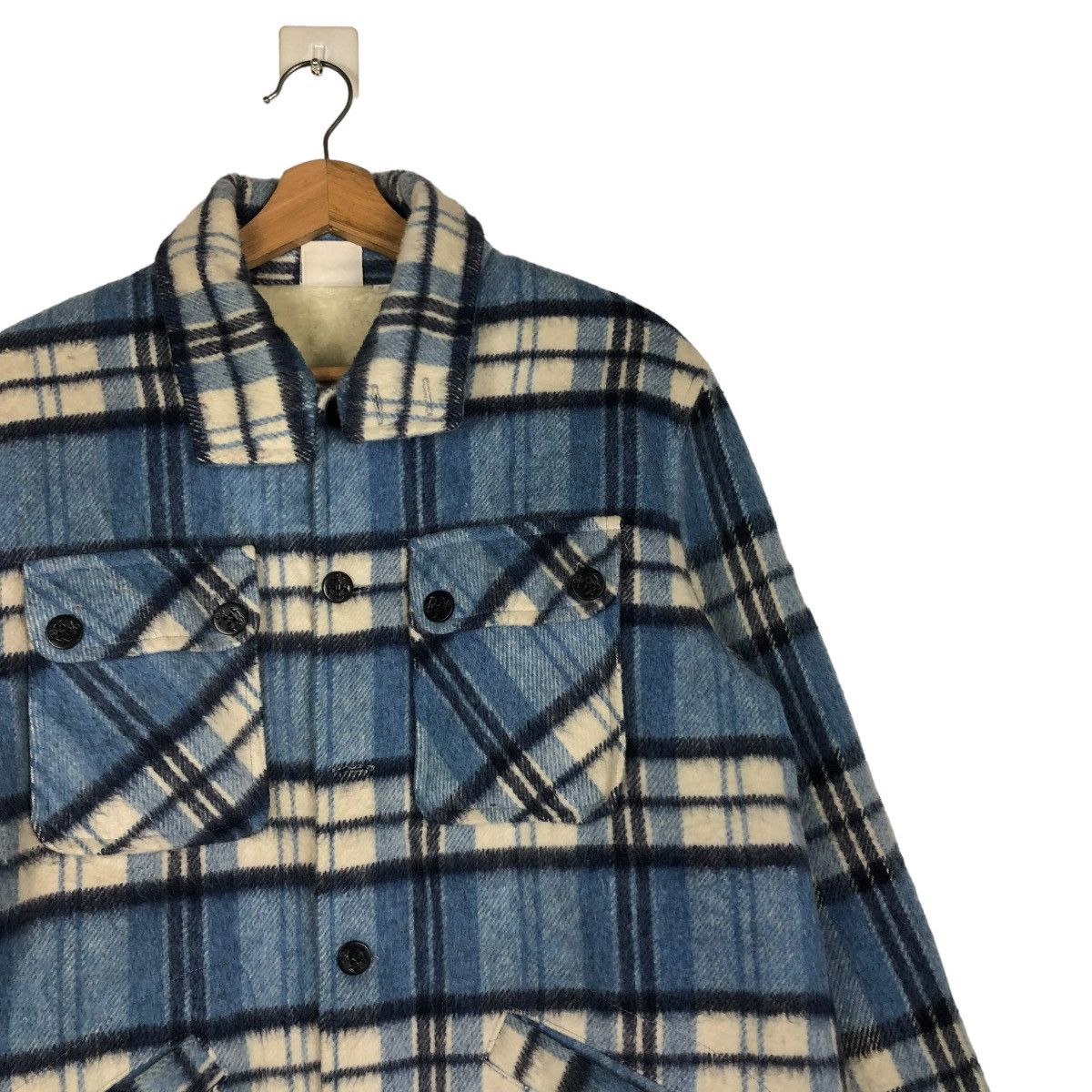 Japanese Brand 🔥VINTAGE WOOL FLANNEL JACKET TARTAN DESIGN ISSEY MIYAKE Size US M / EU 48-50 / 2 - 8 Thumbnail