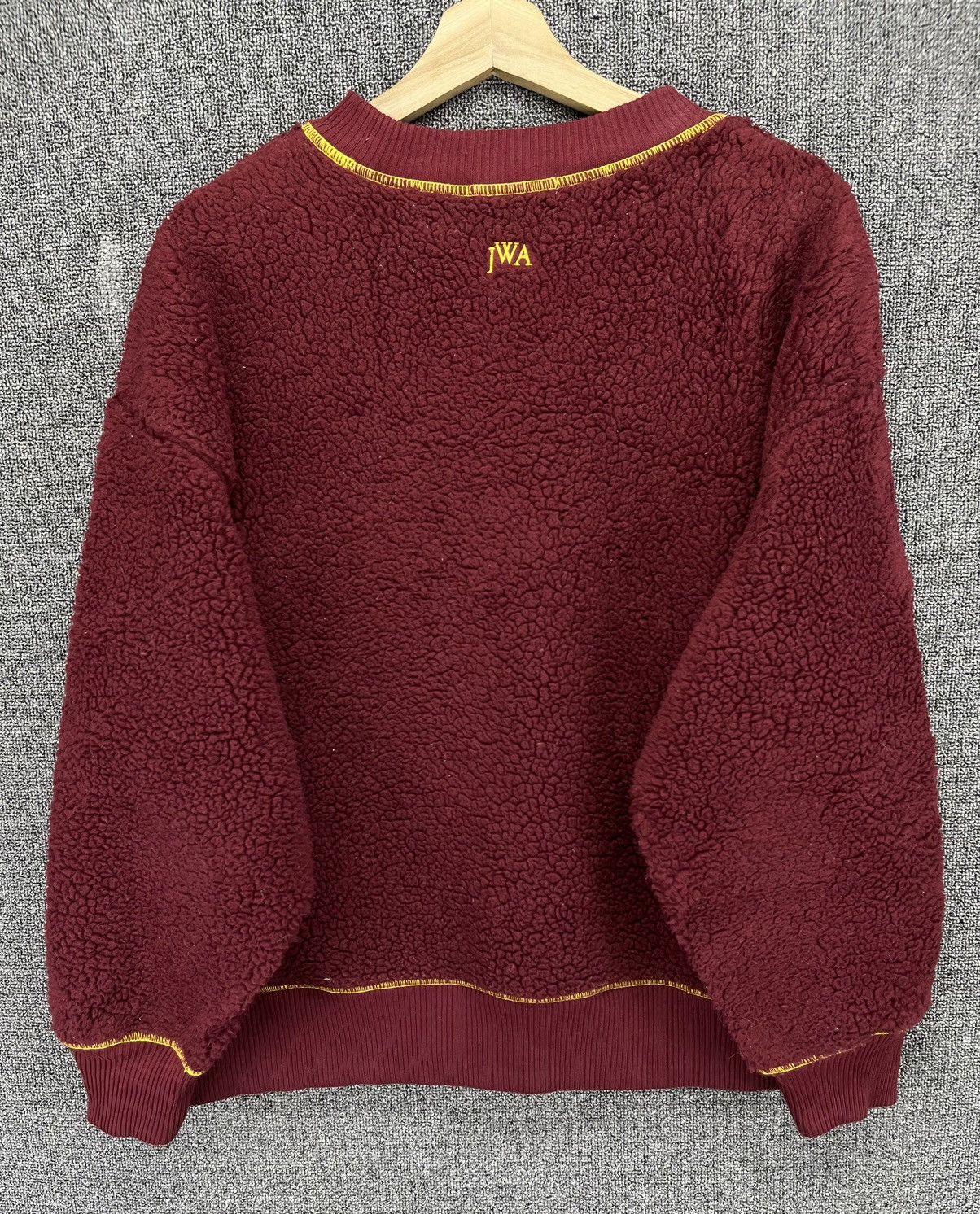 JW Anderson × Uniqlo J.W.Anderson X Uniqlo Deep Pile Fleece Red Sweatshirt Size US L / EU 52-54 / 3 - 6 Thumbnail