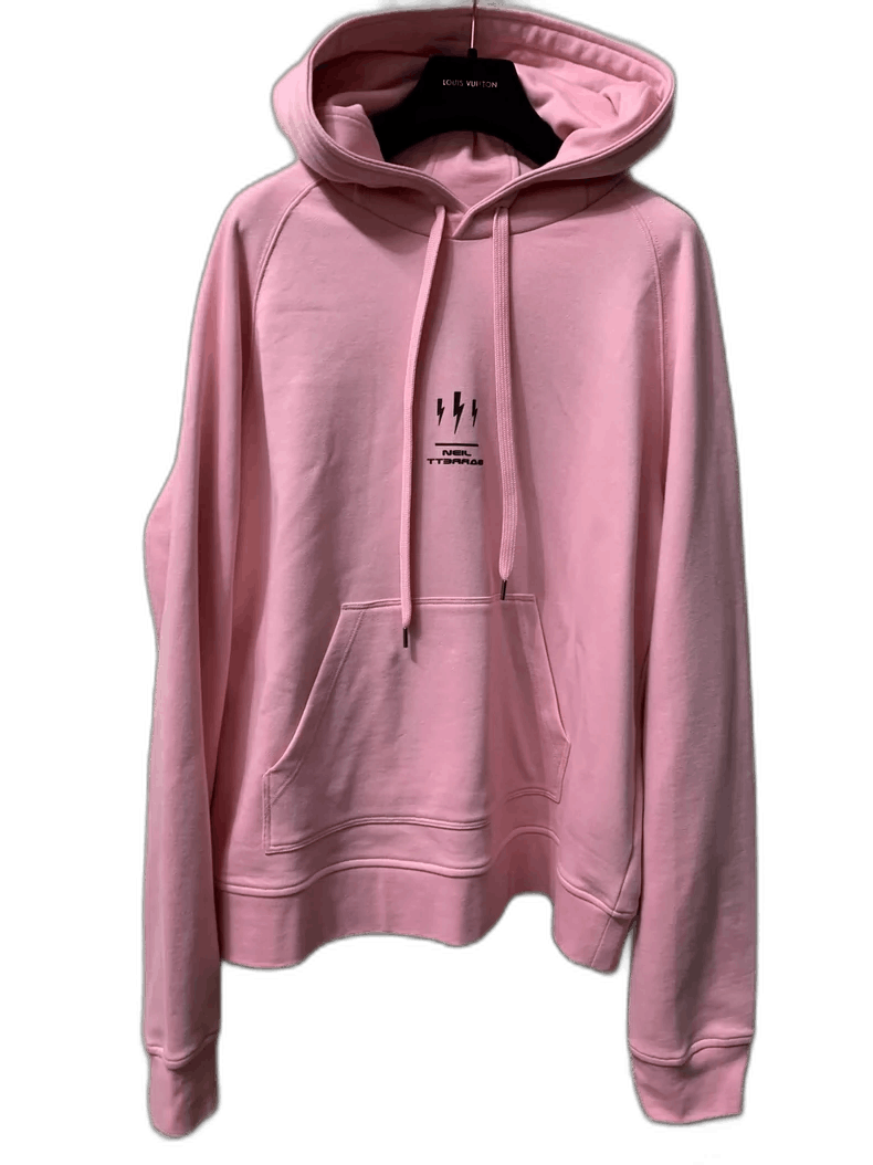 Neil Barrett Neil Barrett Men's Pink Hoodie S Size US S / EU 44-46 / 1 - 1 Thumbnail