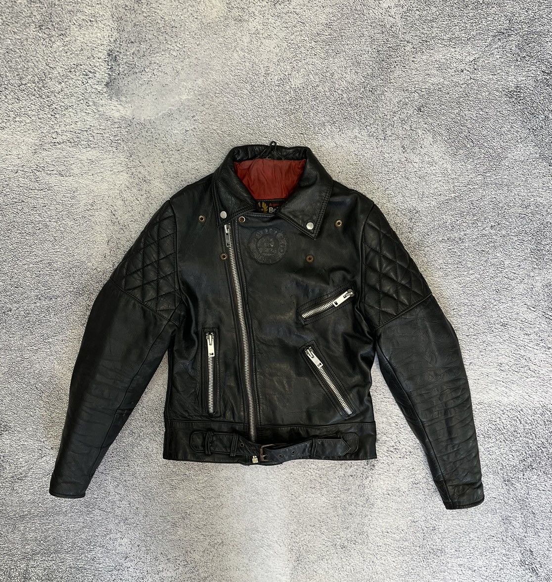 Belstaff Belstaff Women’s Leather Jacket Motorcycle Biker Vintage Size S / US 4 / IT 40 - 2 Thumbnail