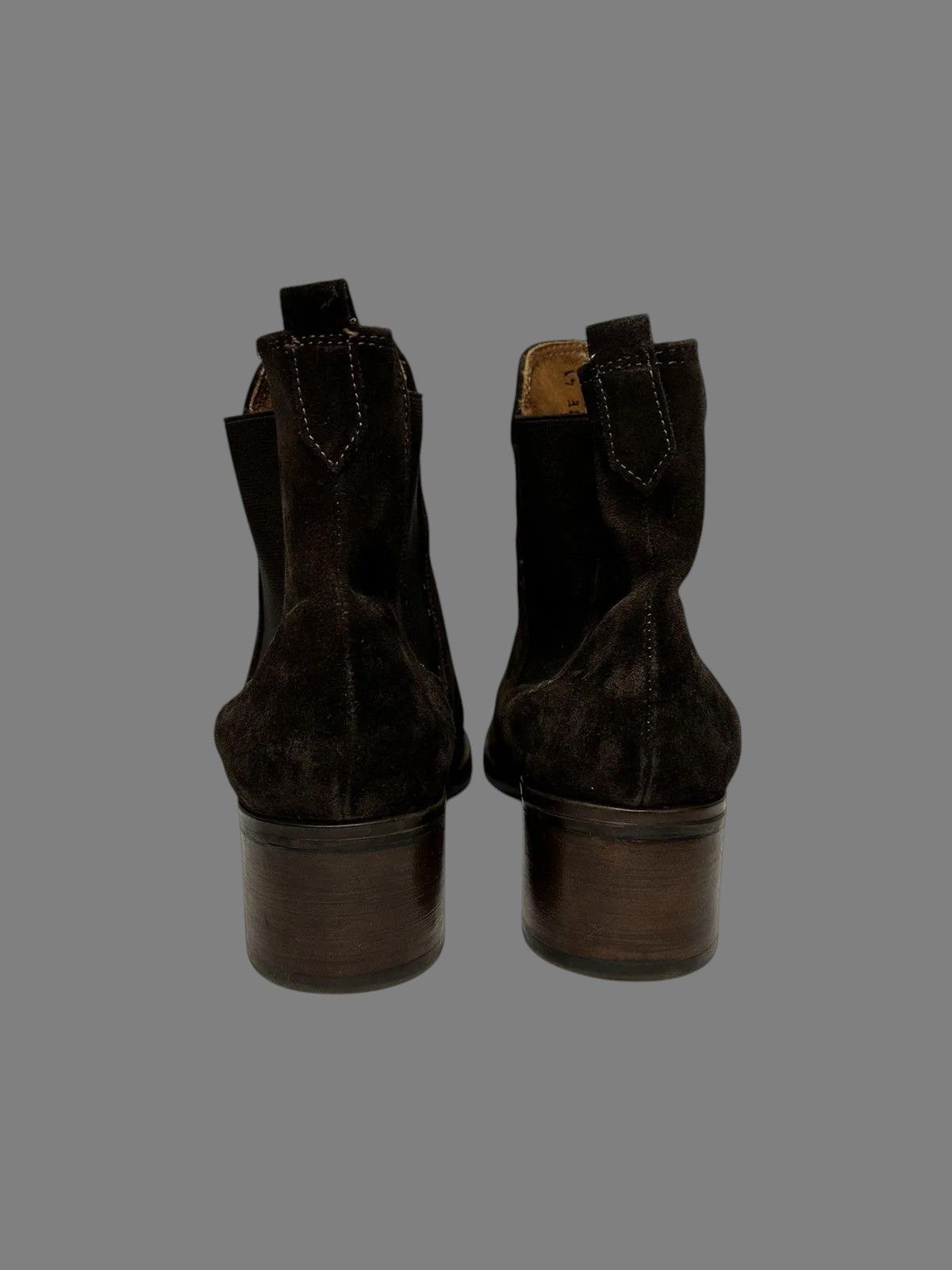14th Addiction Franzini Brown Leather Boots Italian Elegant Retro Guidi Size US 8 / EU 41 - 5 Thumbnail