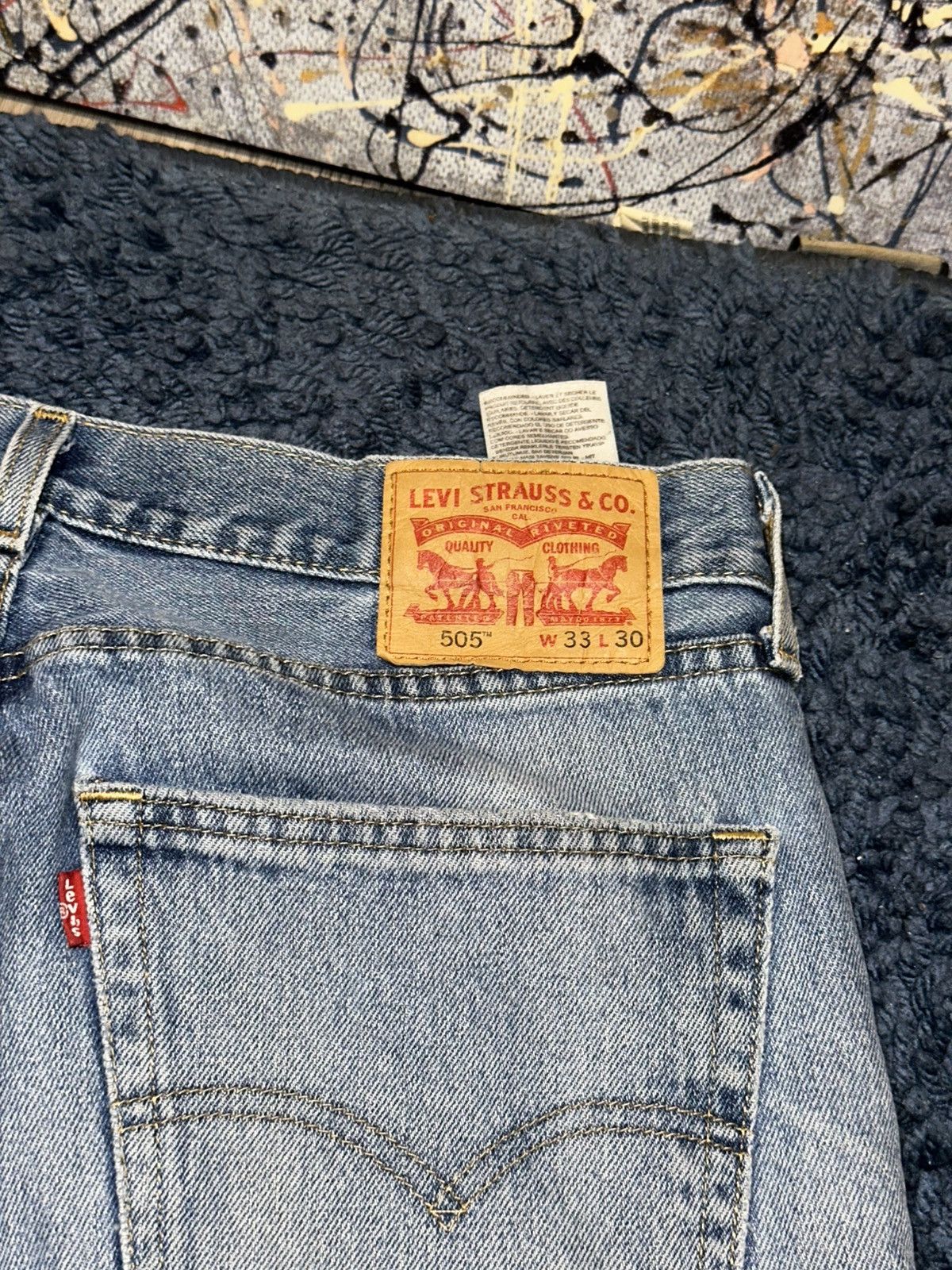Levi's × Vintage Vintage Levis 505 Jeans Size US 33 - 3 Thumbnail