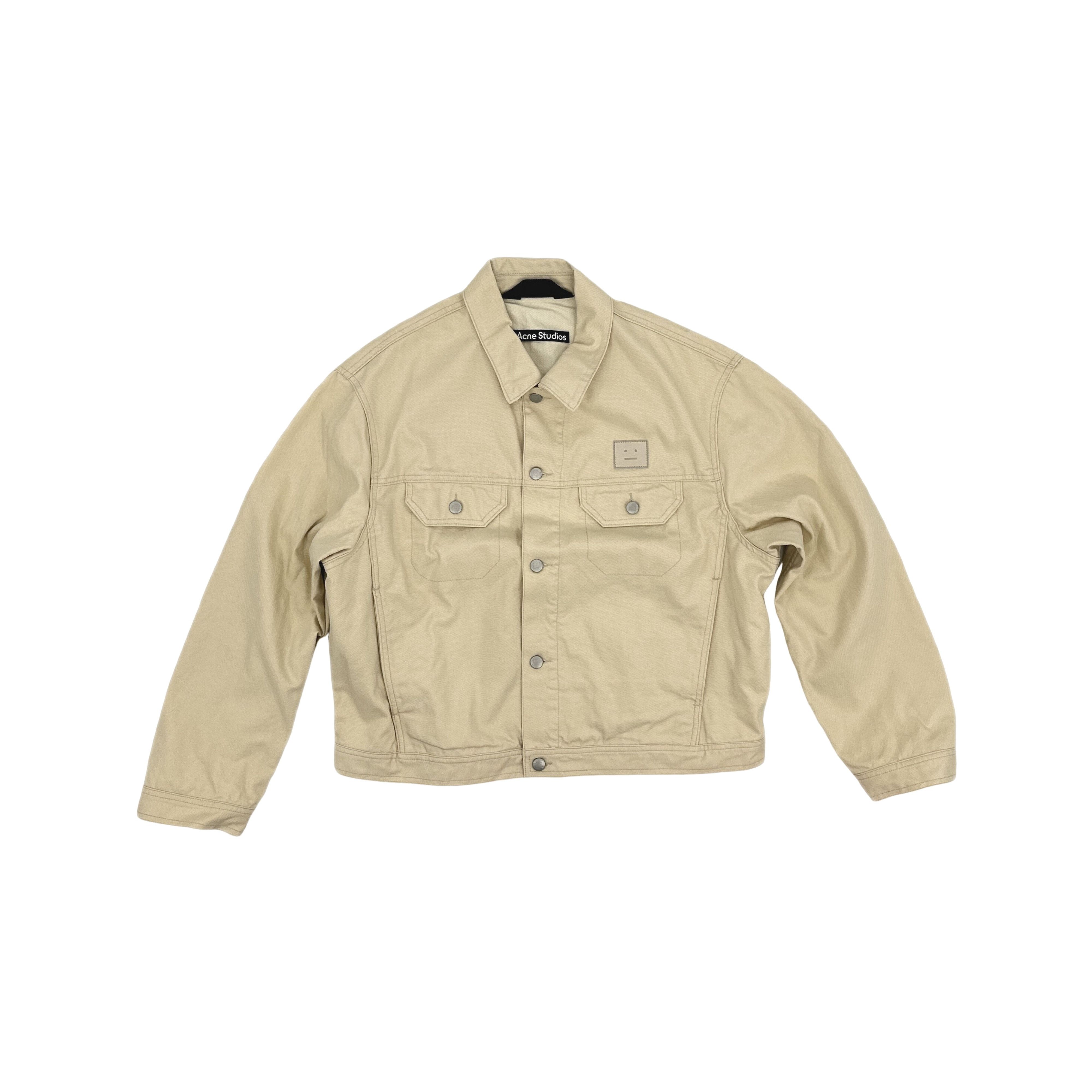 Acne Studios Acne Studios Logo Patch Canvas Barn Jacket Size L Size US L / EU 52-54 / 3 - 1 Thumbnail
