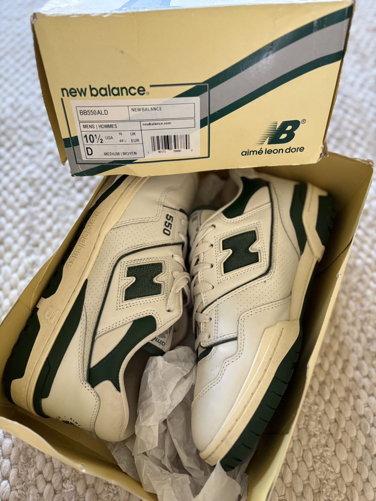 Aimé Leon Dore x New Balance 550 'Evergreen'