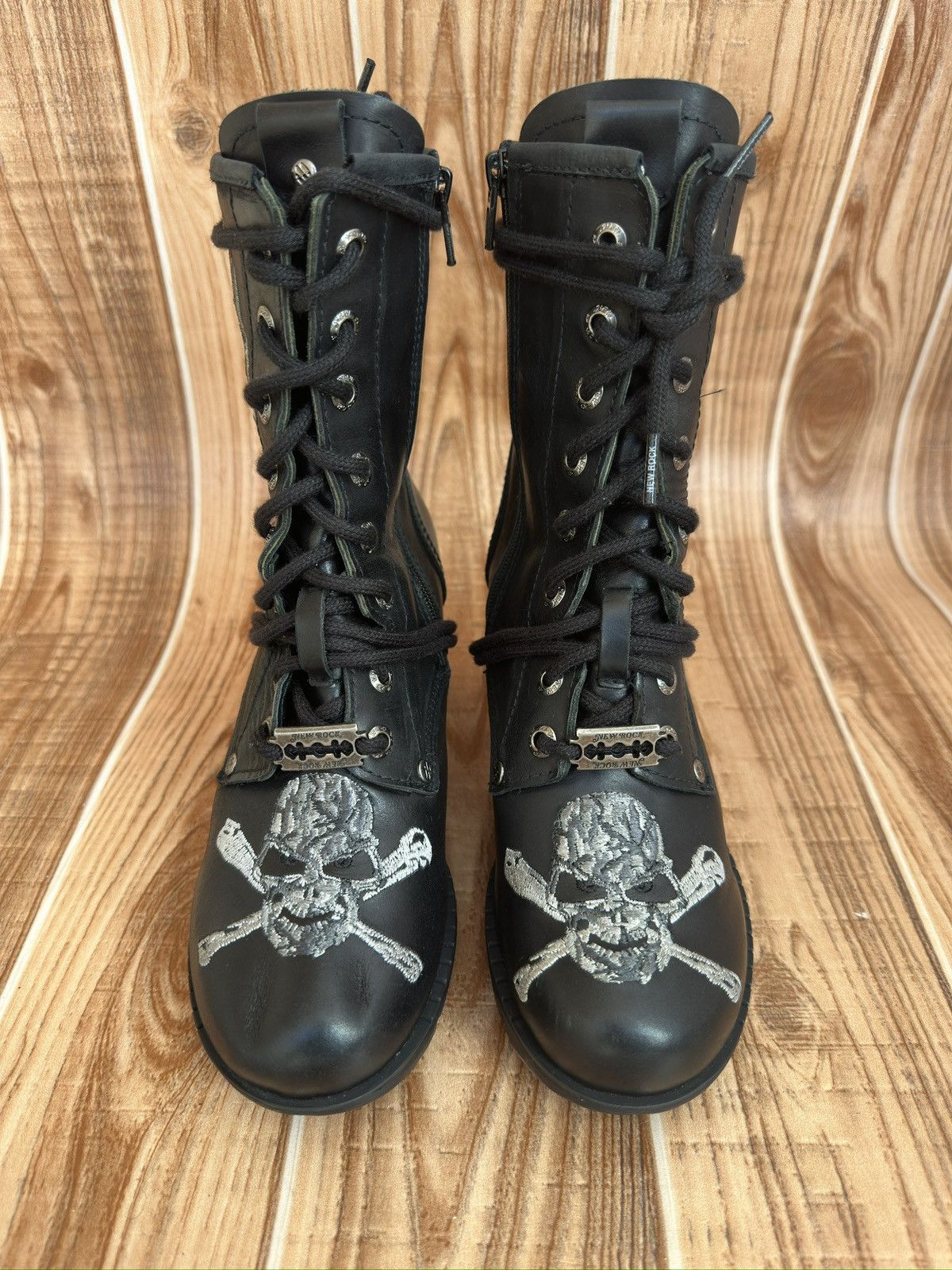 New Rock New Rock TR079-S4 Model Skull Size US 7 / IT 37 - 2 Thumbnail